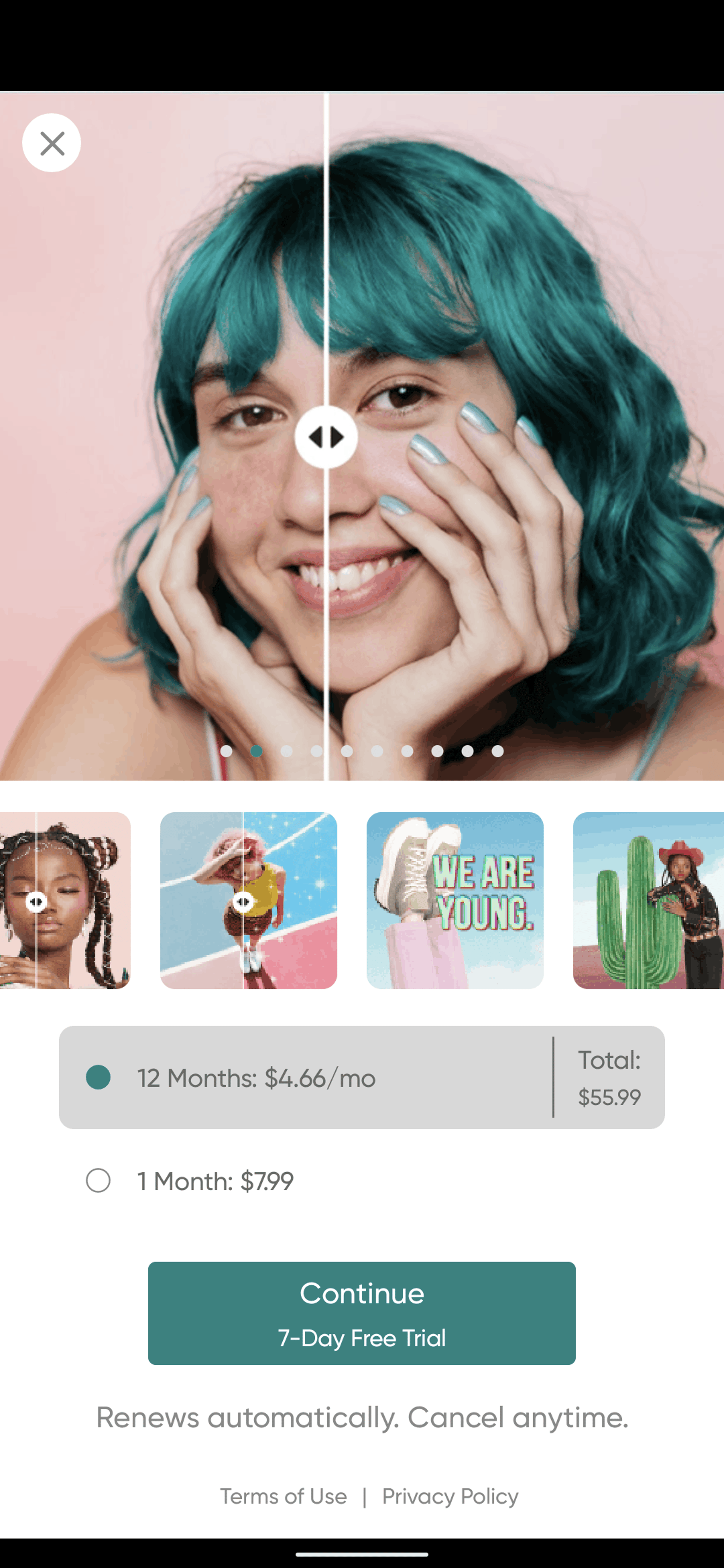 Picsart Android Photo & Video interface screenshot 7