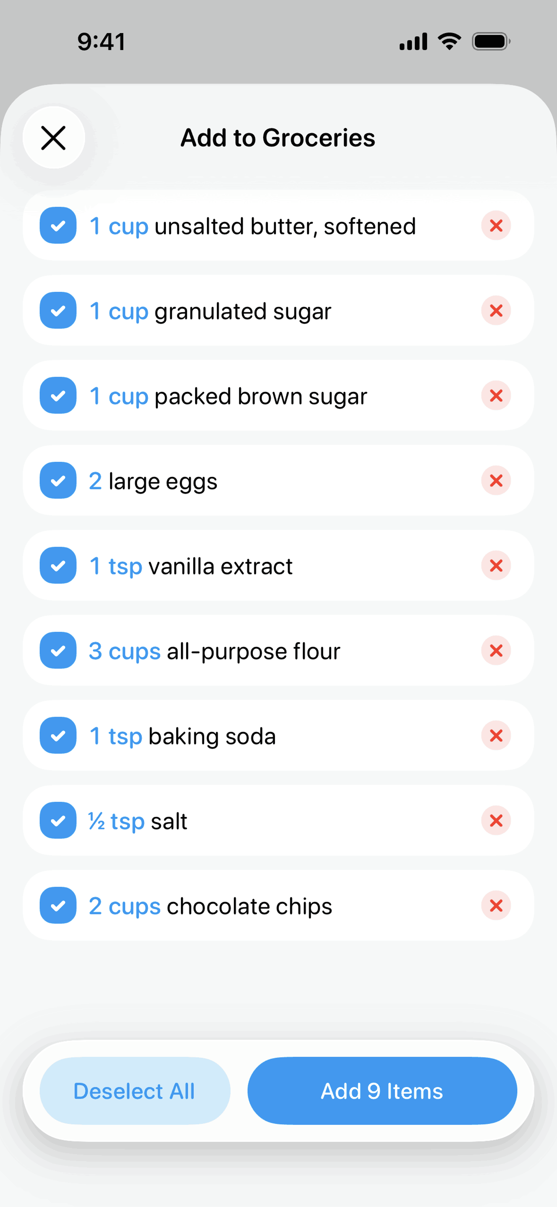 Crouton iOS Food & Drink interface screenshot 9