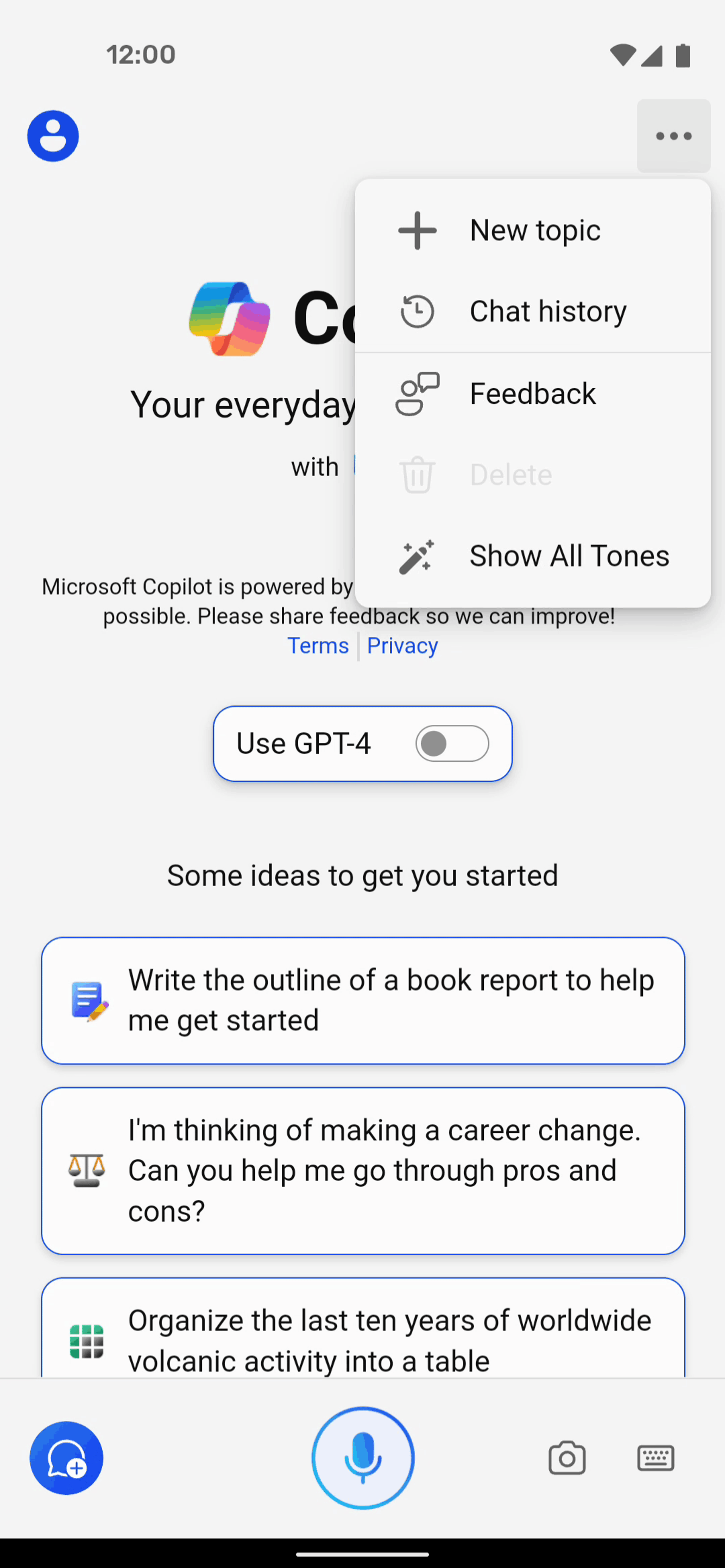 Microsoft Copilot Android AI interface screenshot 15