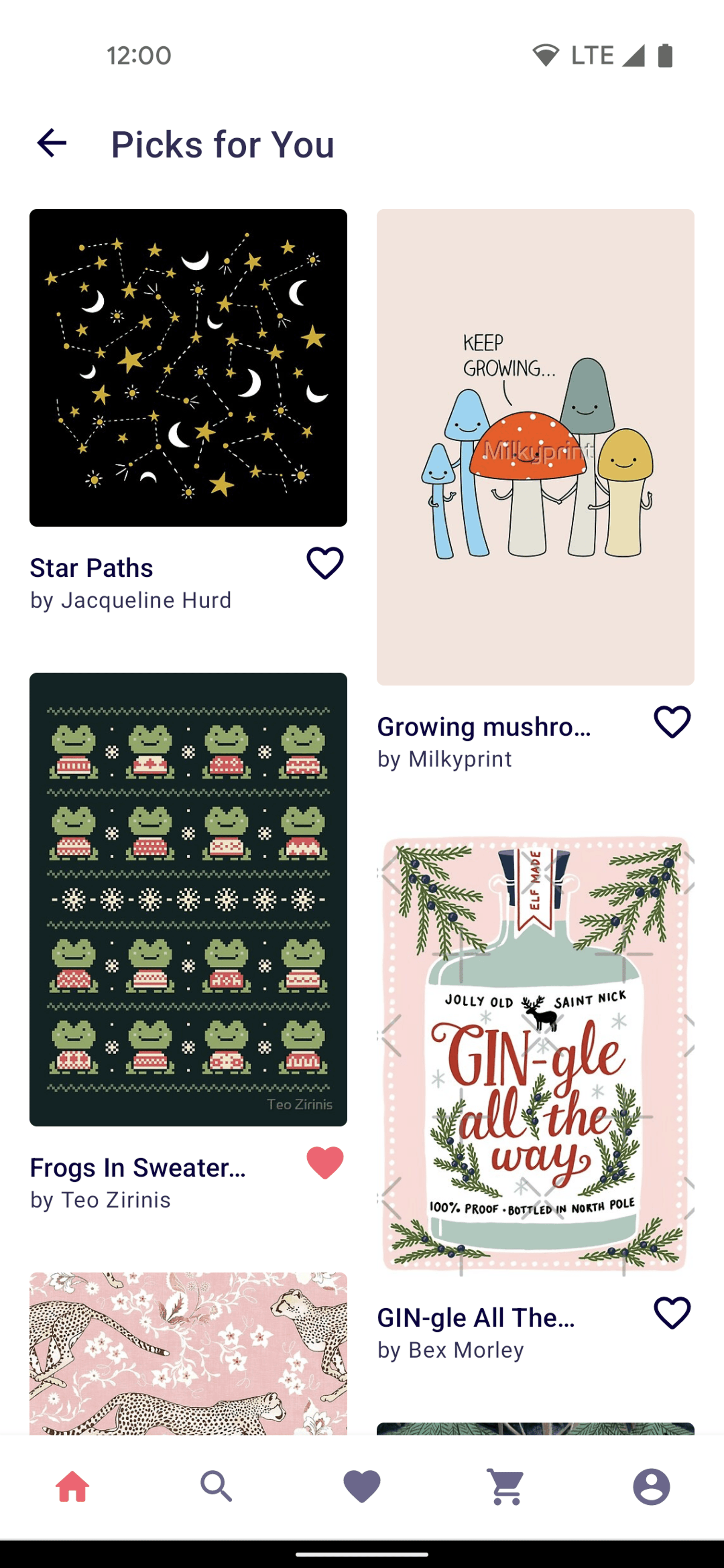 Redbubble Android Shopping interface screenshot 12