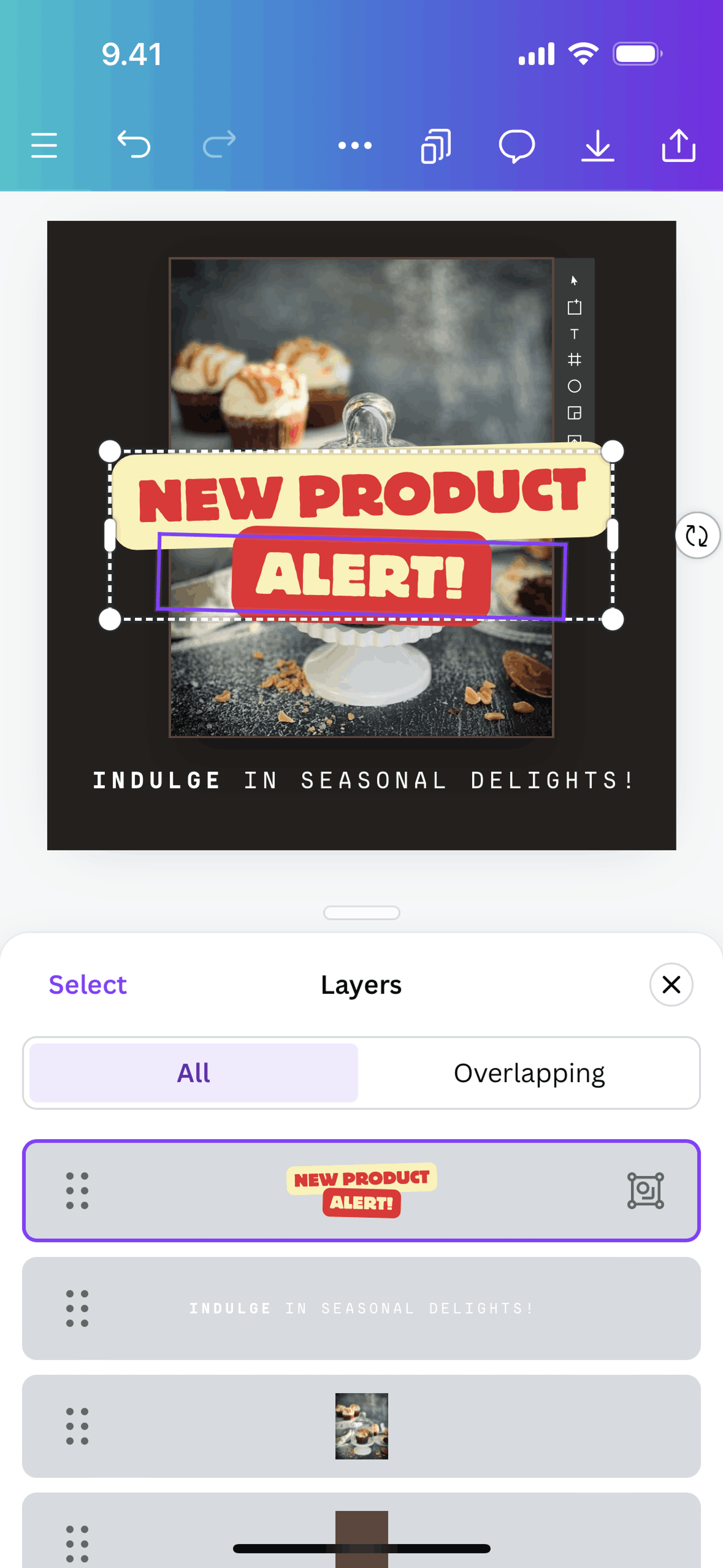 Canva iOS Photo & Video interface screenshot 13