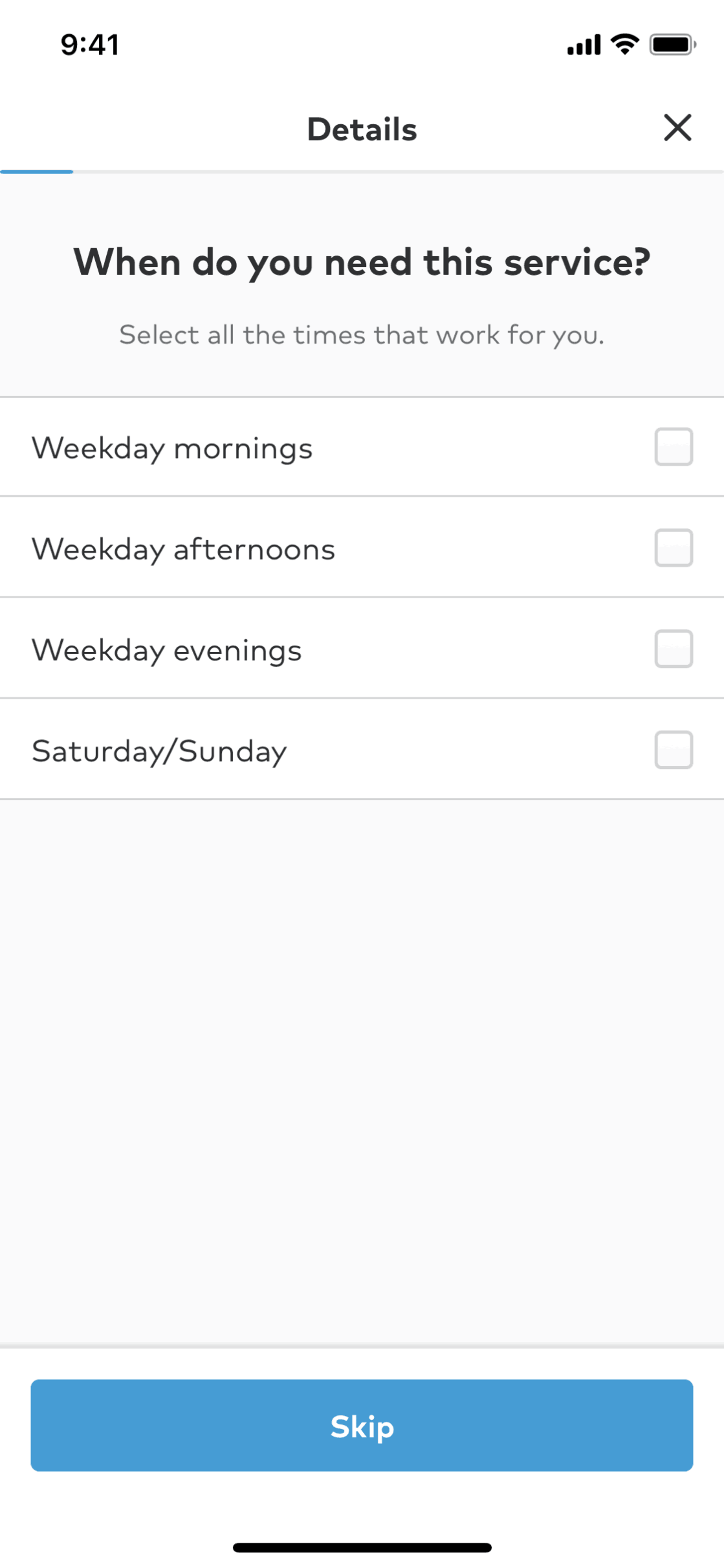 Thumbtack iOS Lifestyle interface screenshot 13