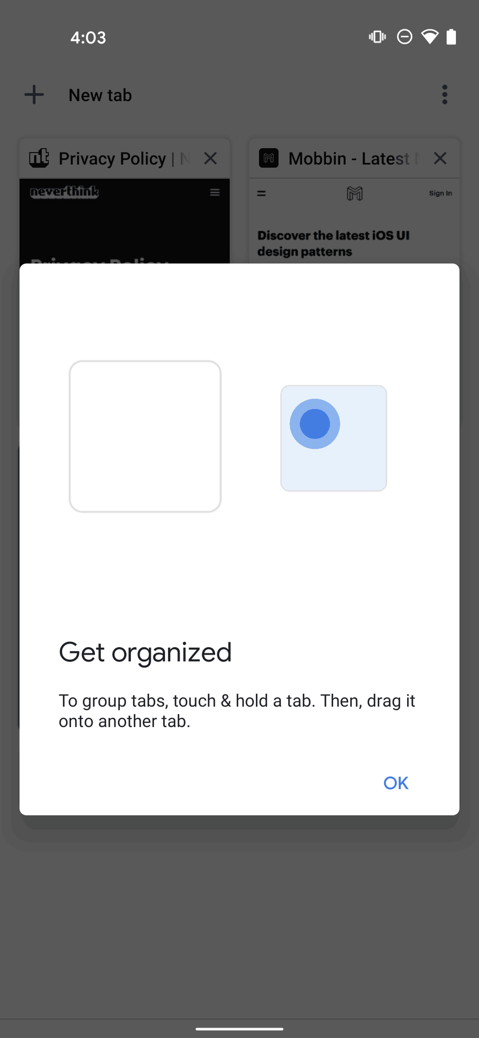Google Chrome Android Utilities interface screenshot 8