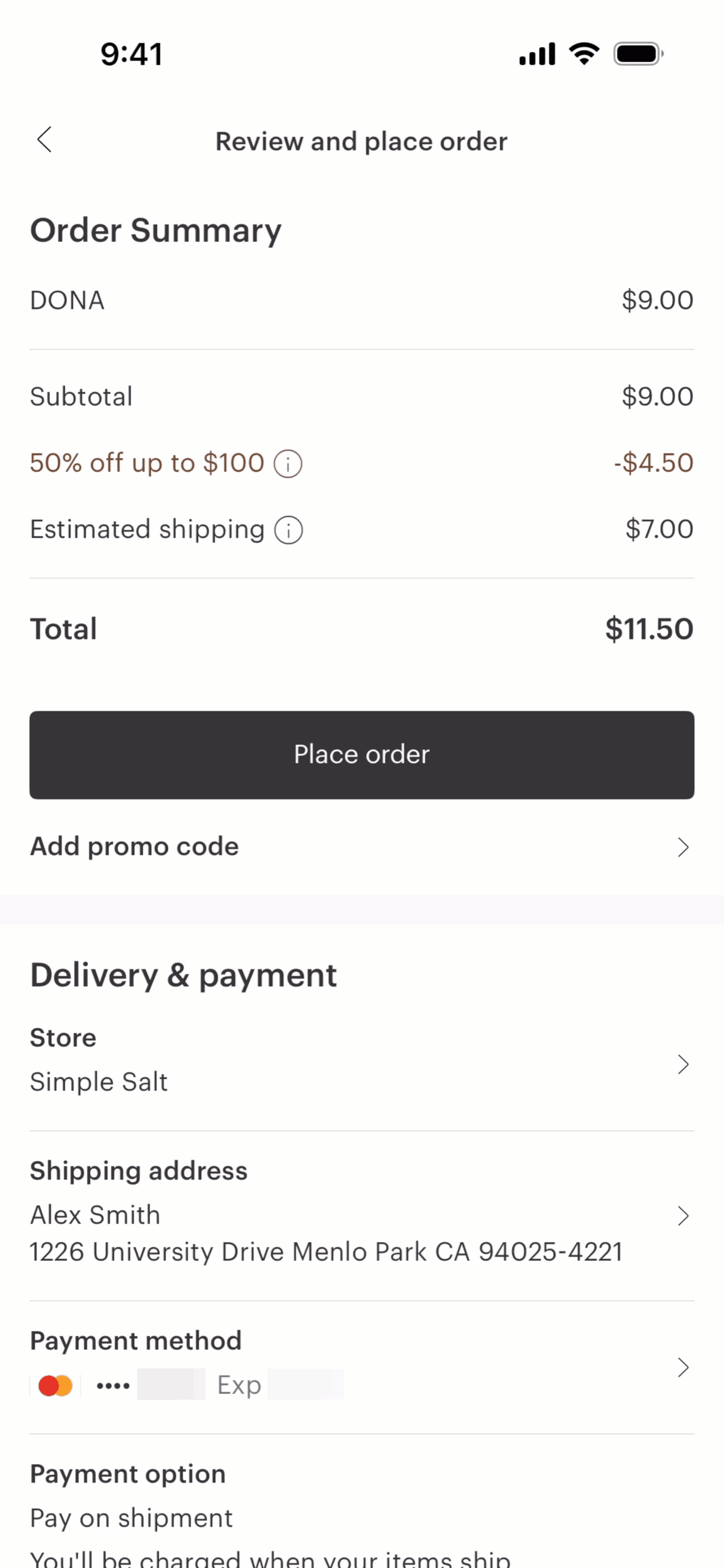 Faire Wholesale iOS Shopping interface screenshot 6