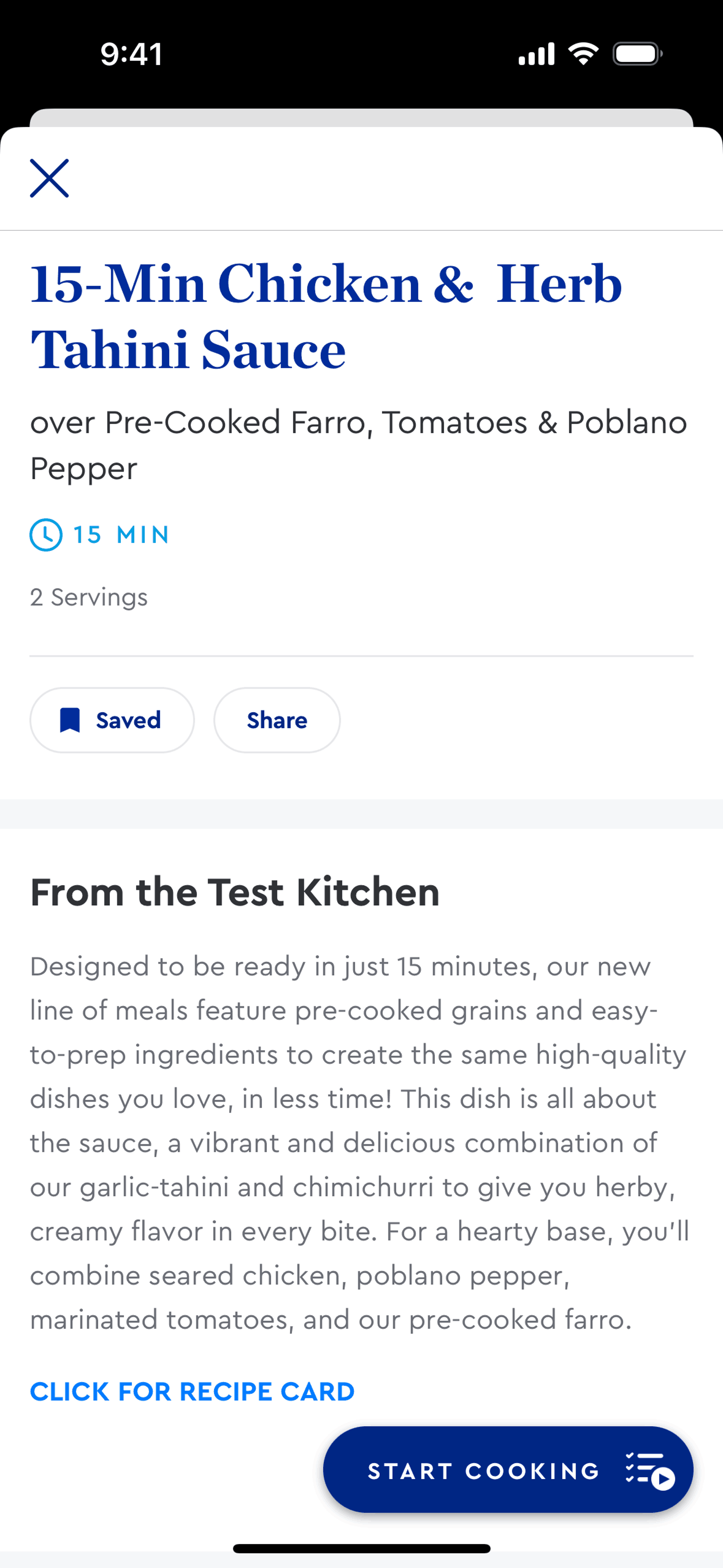 Blue Apron iOS Shopping interface screenshot 16