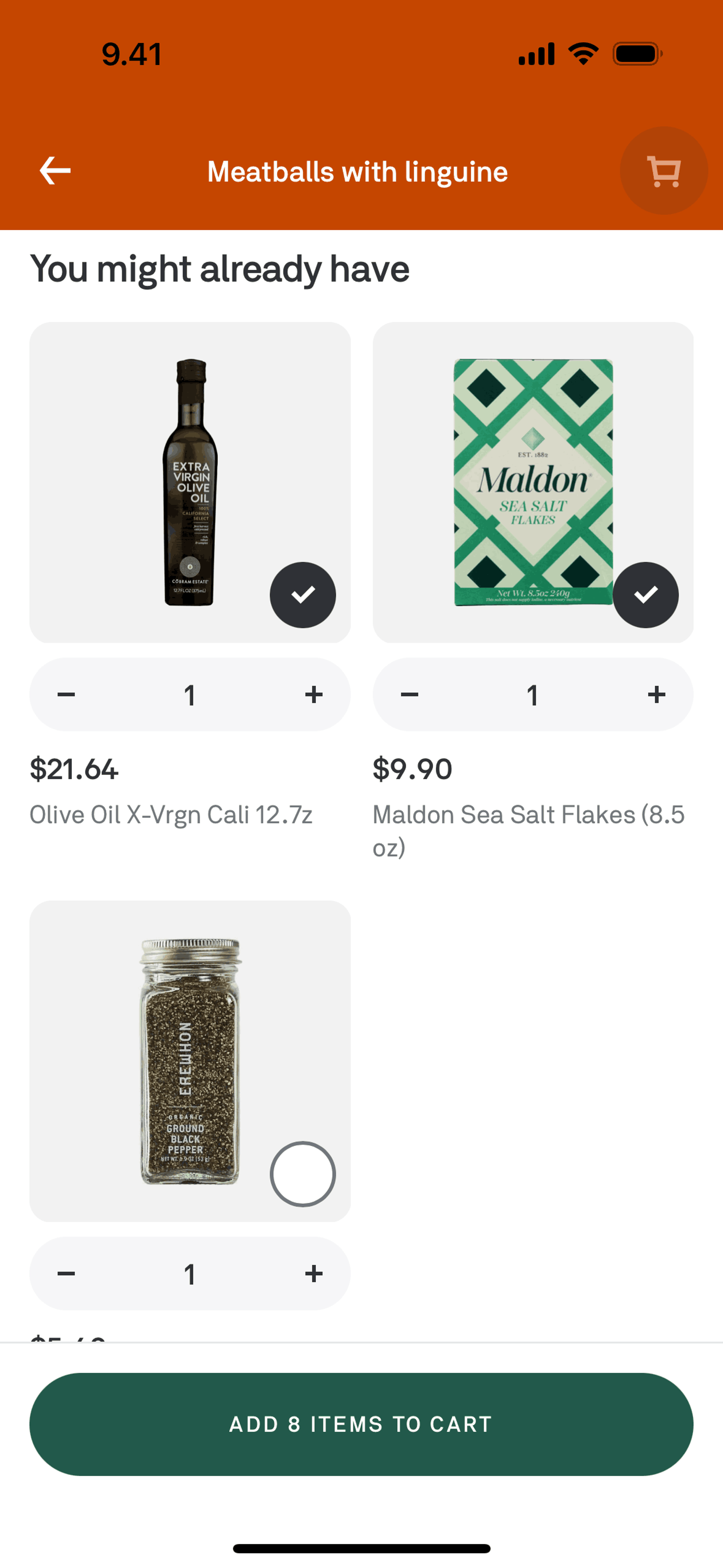 Postmates iOS Food & Drink interface screenshot 7