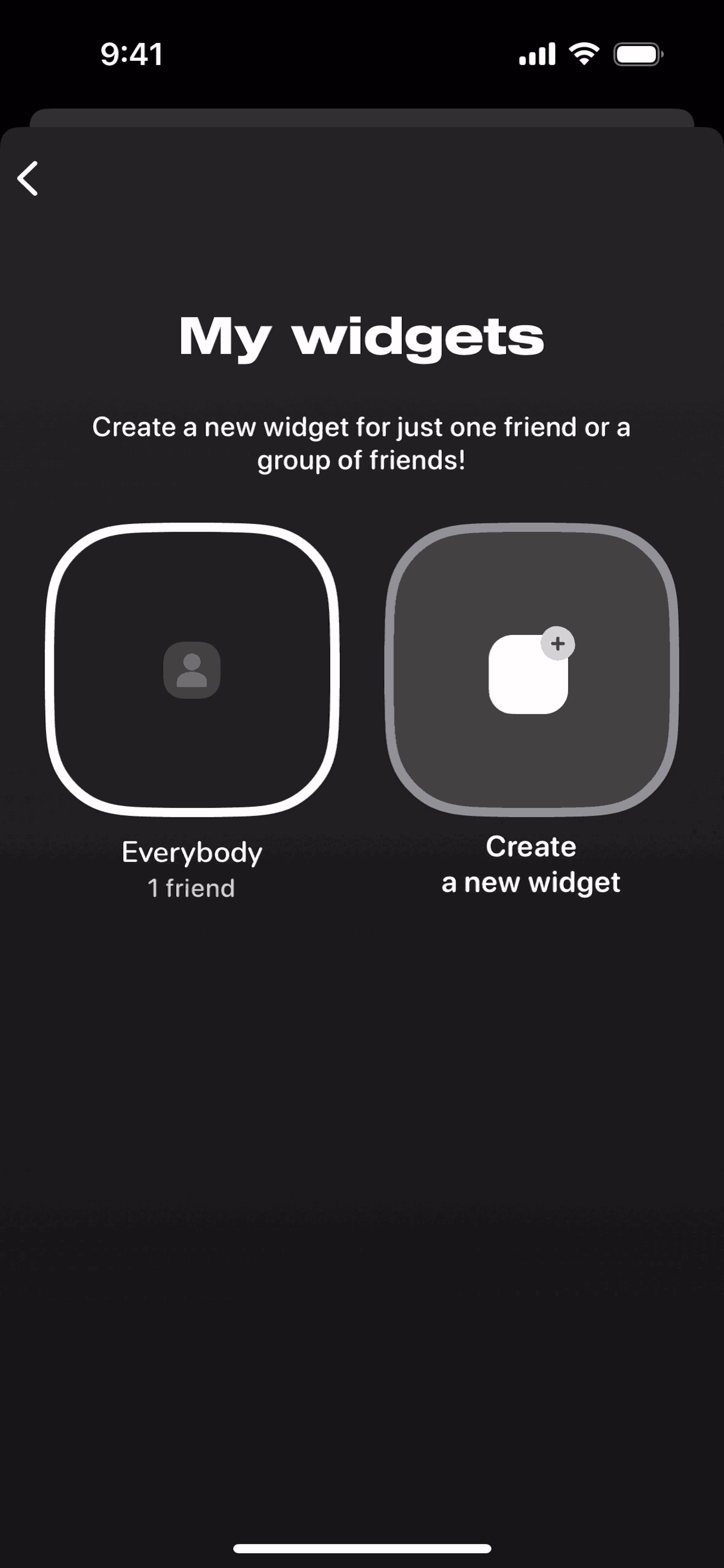 Airbuds Widget iOS Social Networking interface screenshot 11