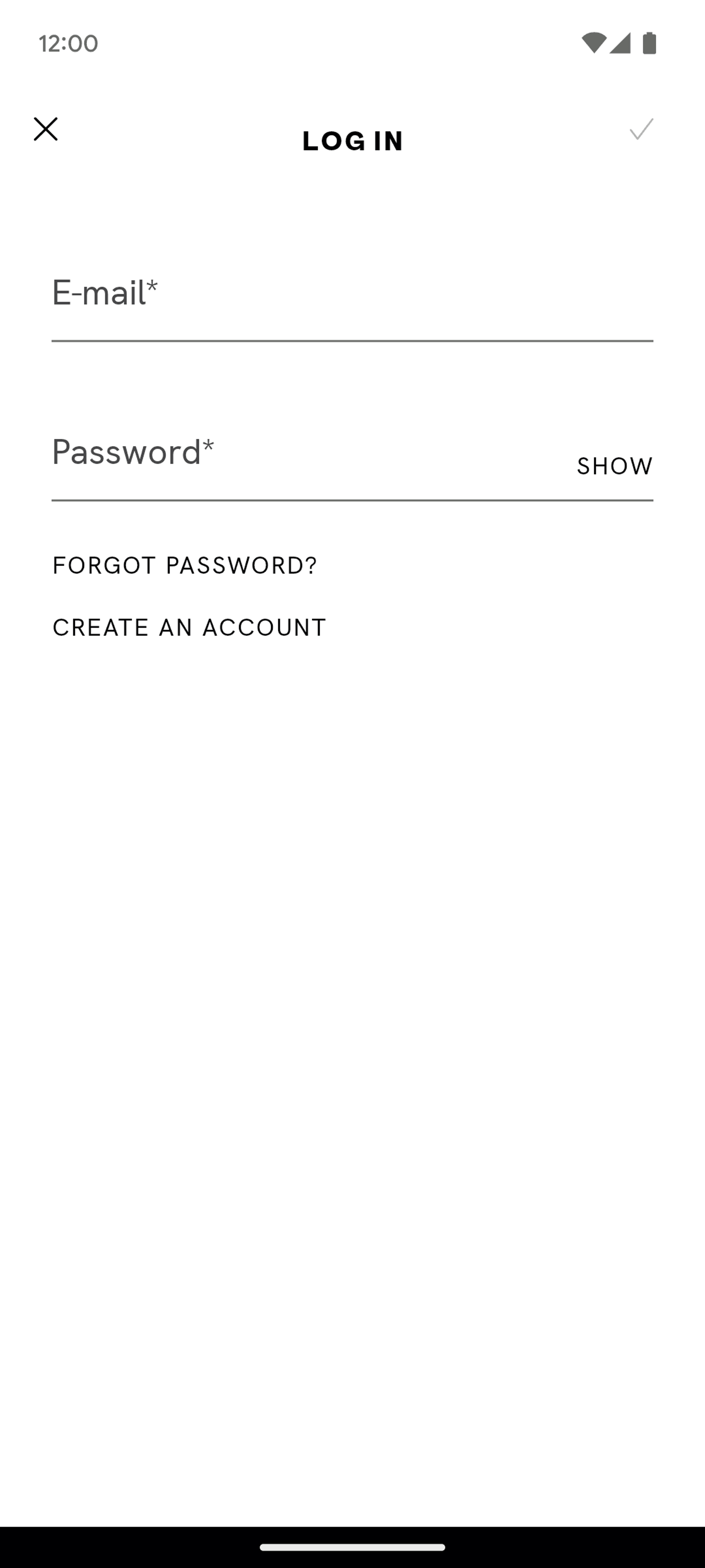 CAVA Android Food & Drink interface screenshot 8