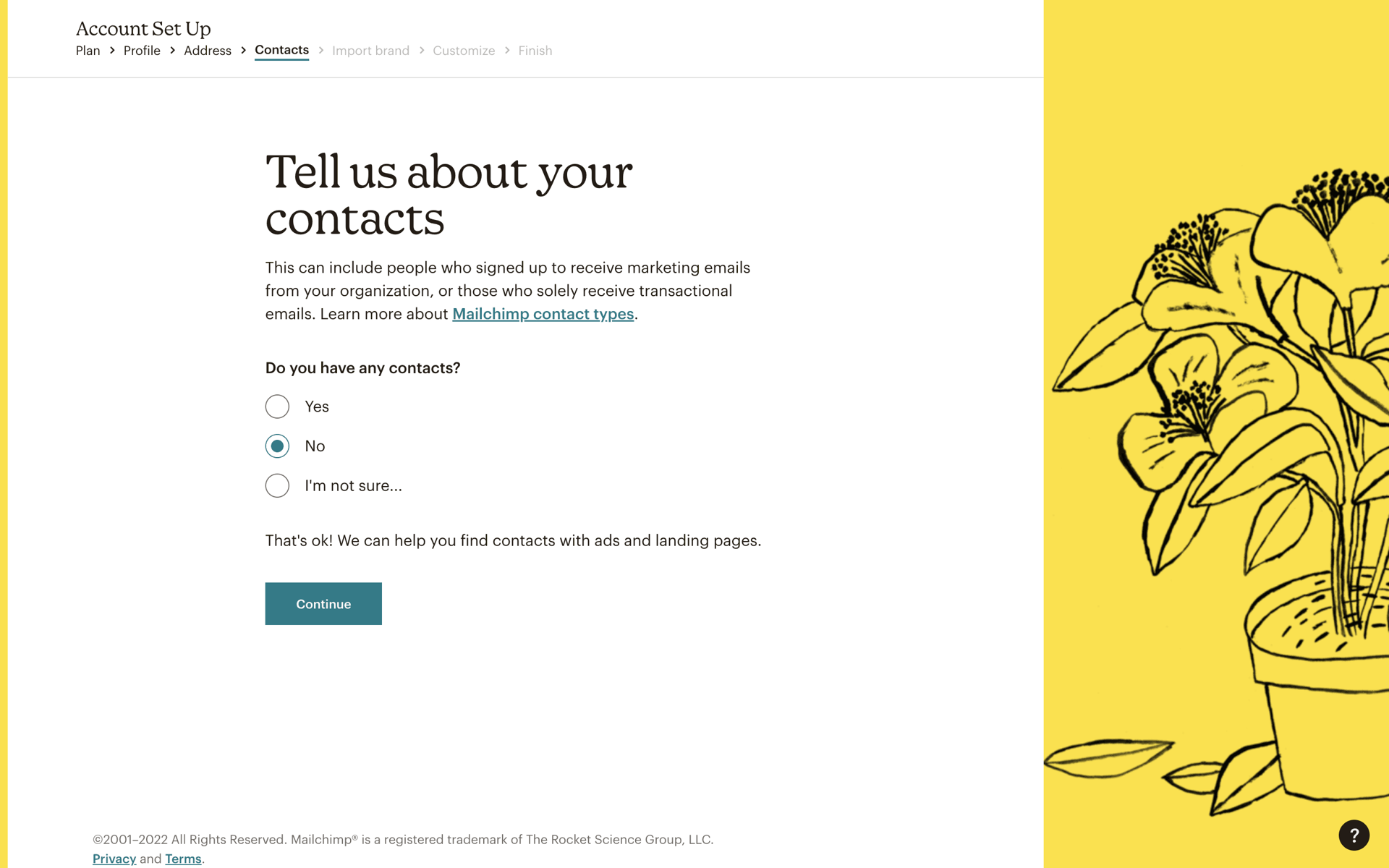 Mailchimp Web Business interface screenshot 21