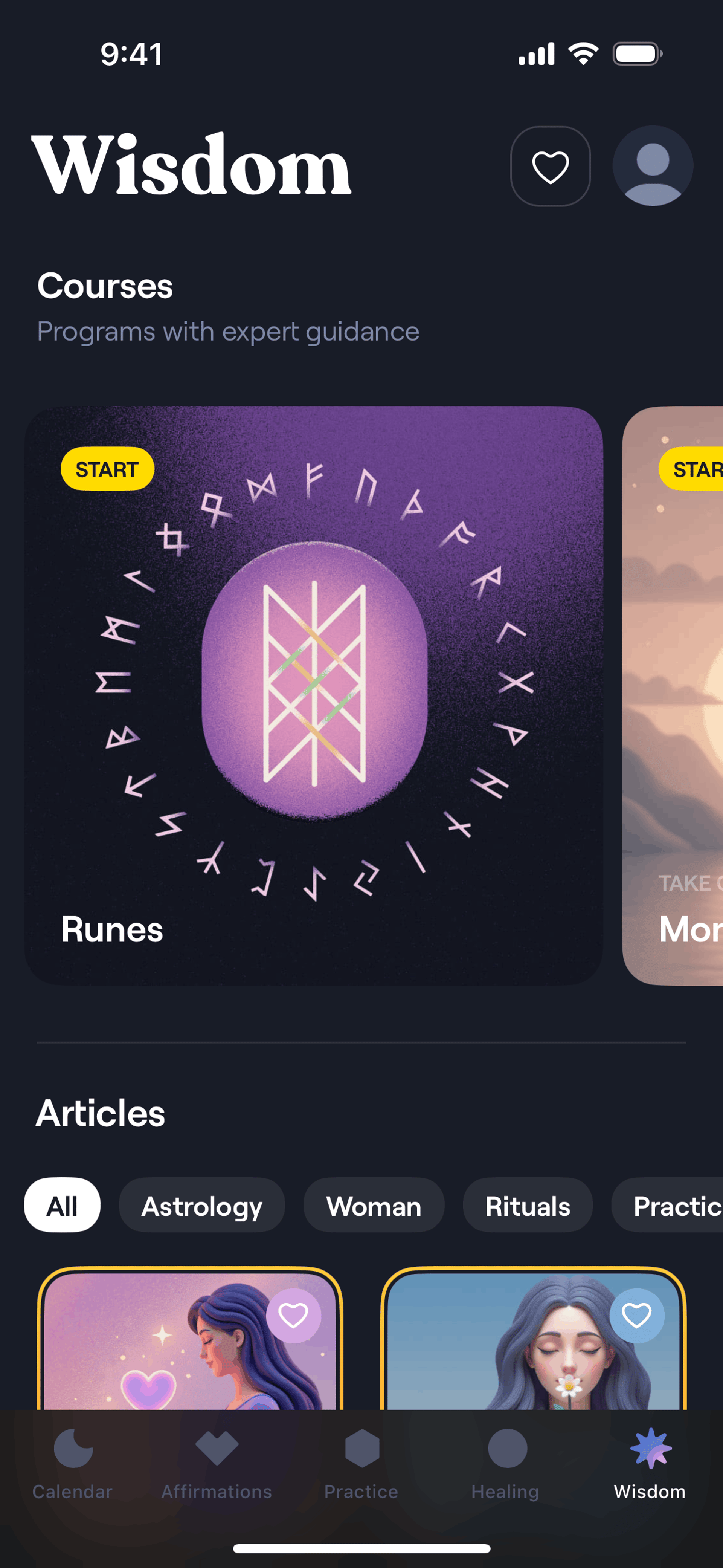Moonly iOS Lifestyle interface screenshot 21