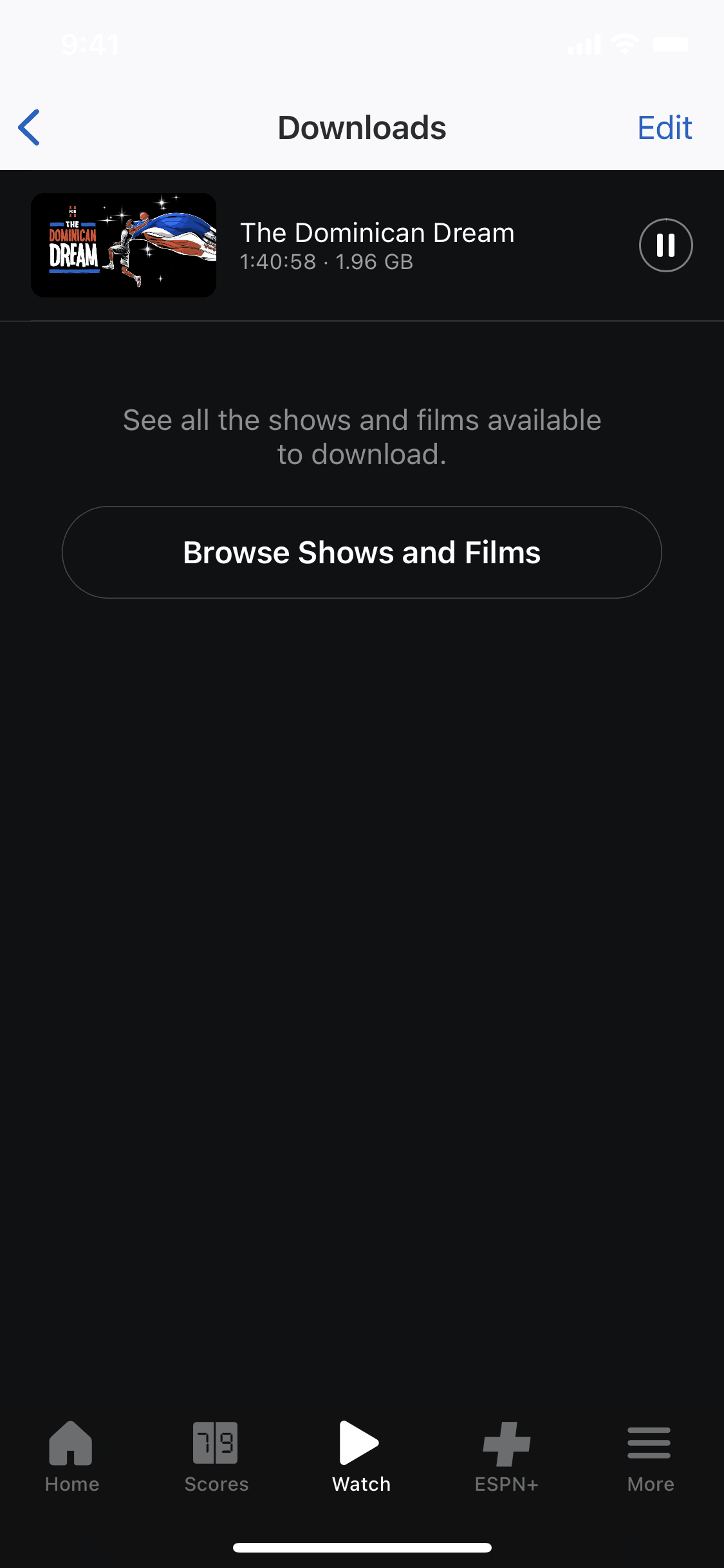 ESPN iOS Sports interface screenshot 13