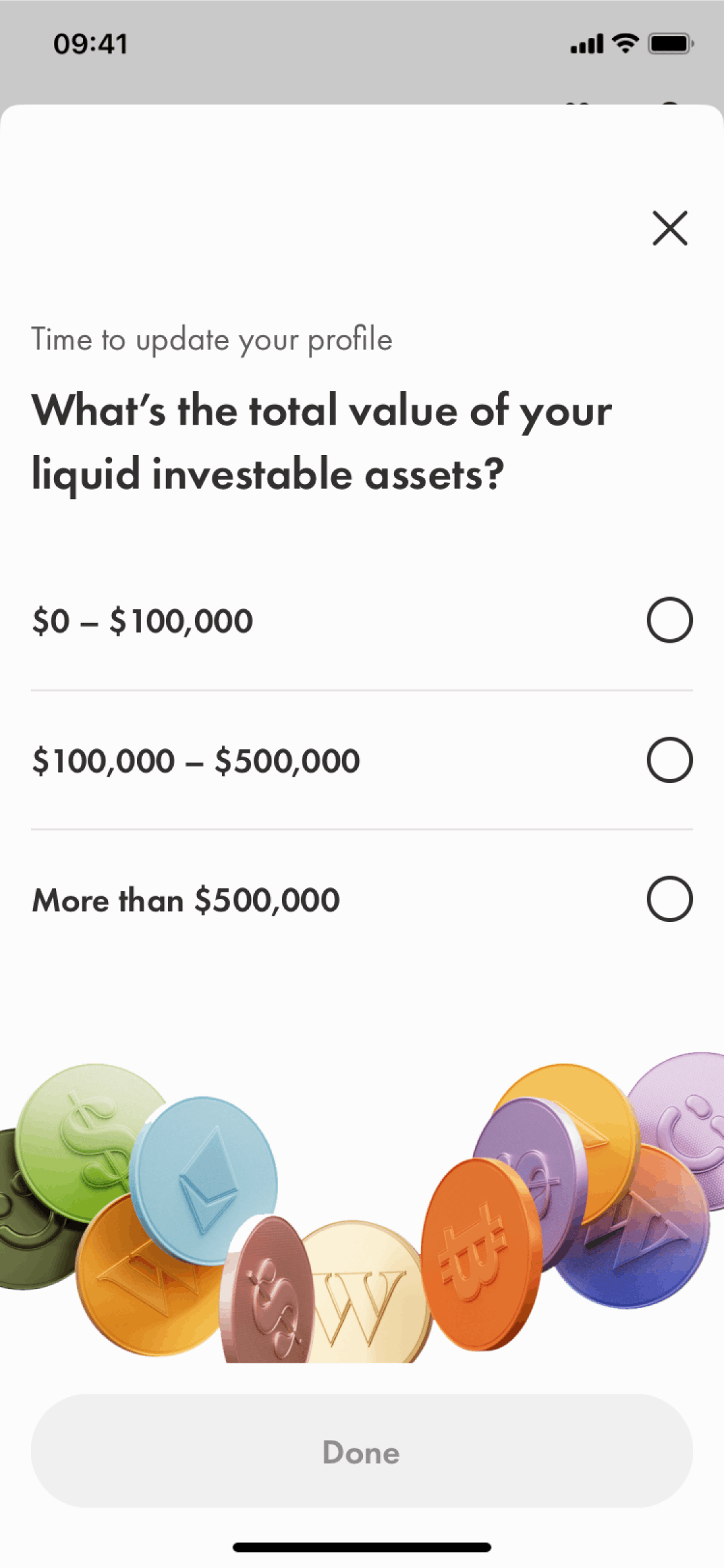 Wealthsimple iOS Finance interface screenshot 12