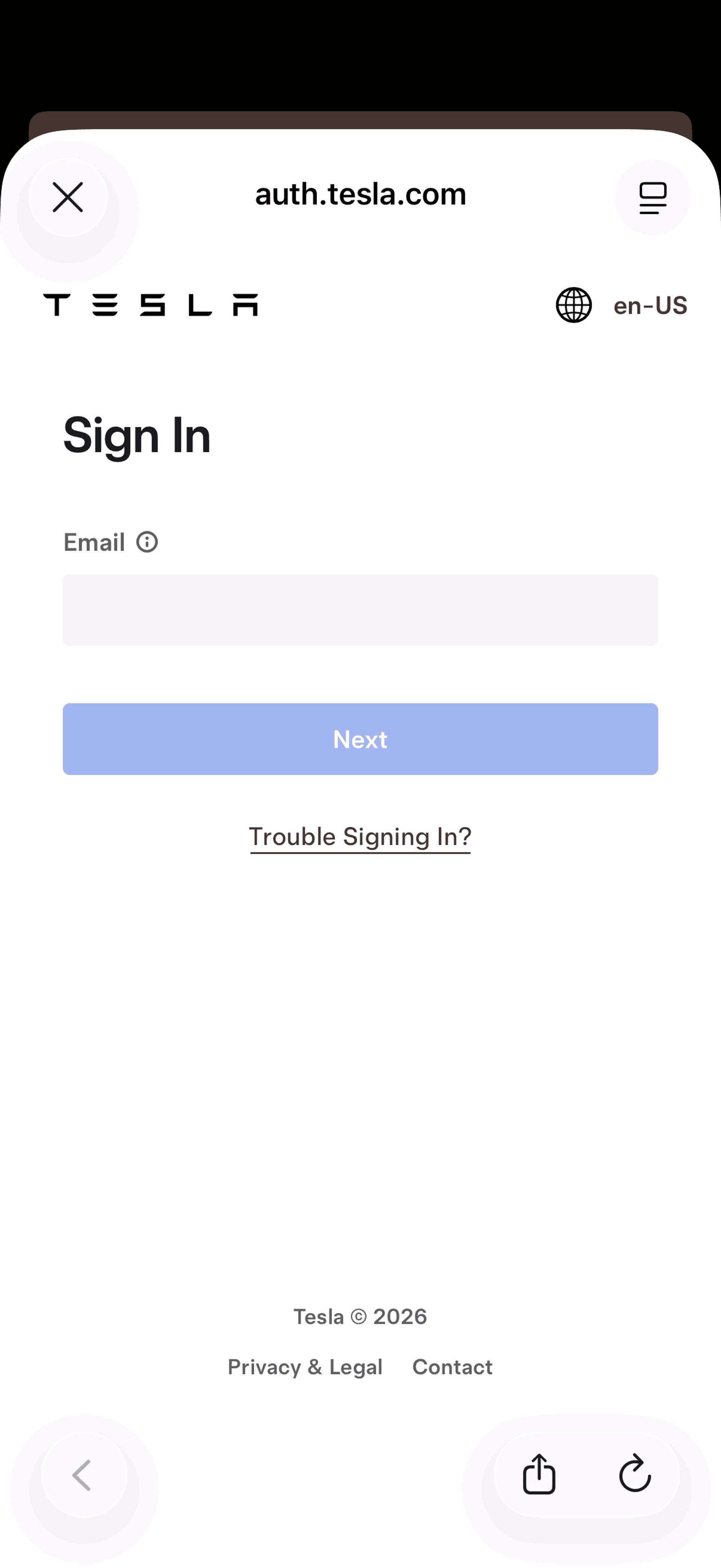 Tesla Robotaxi iOS Travel & Transportation interface screenshot 5