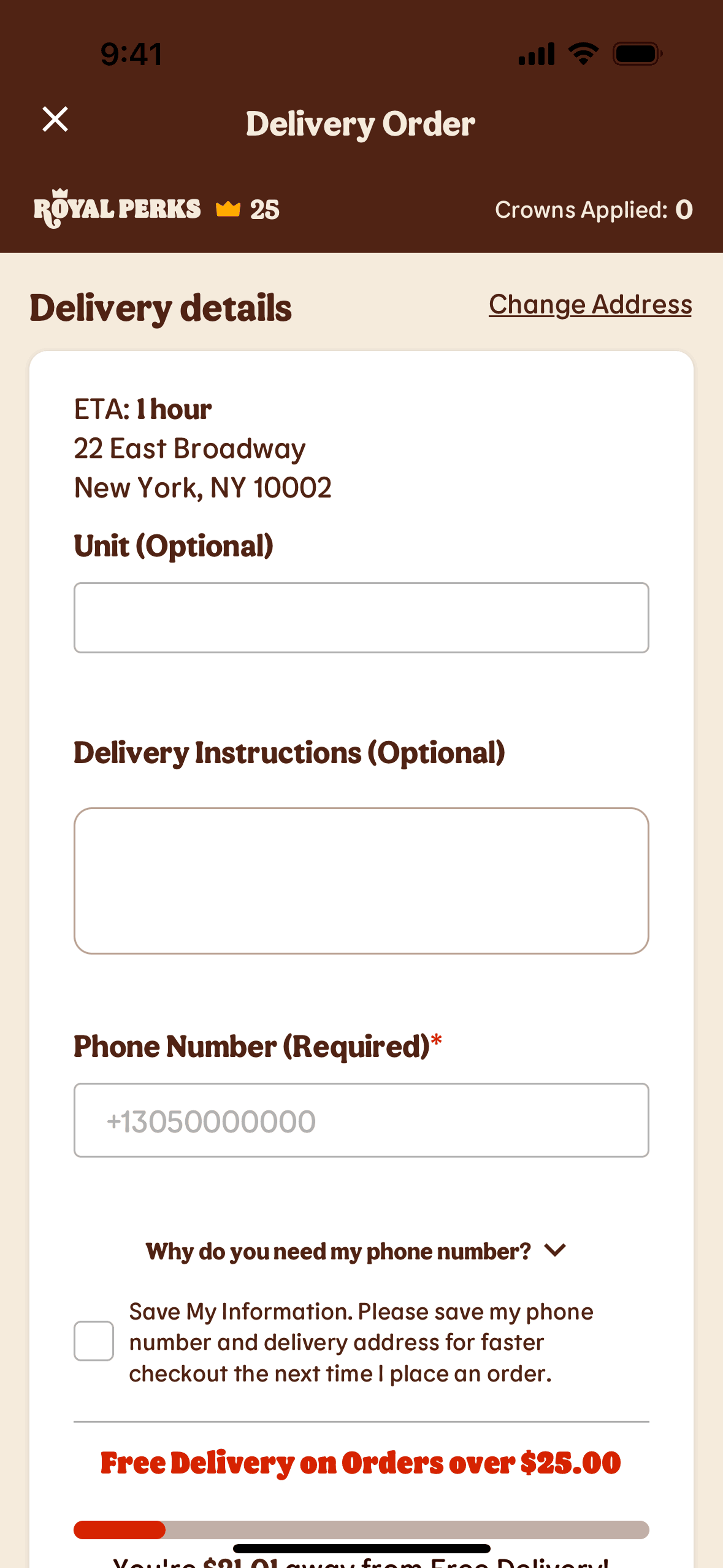 Burger King iOS Food & Drink interface screenshot 7