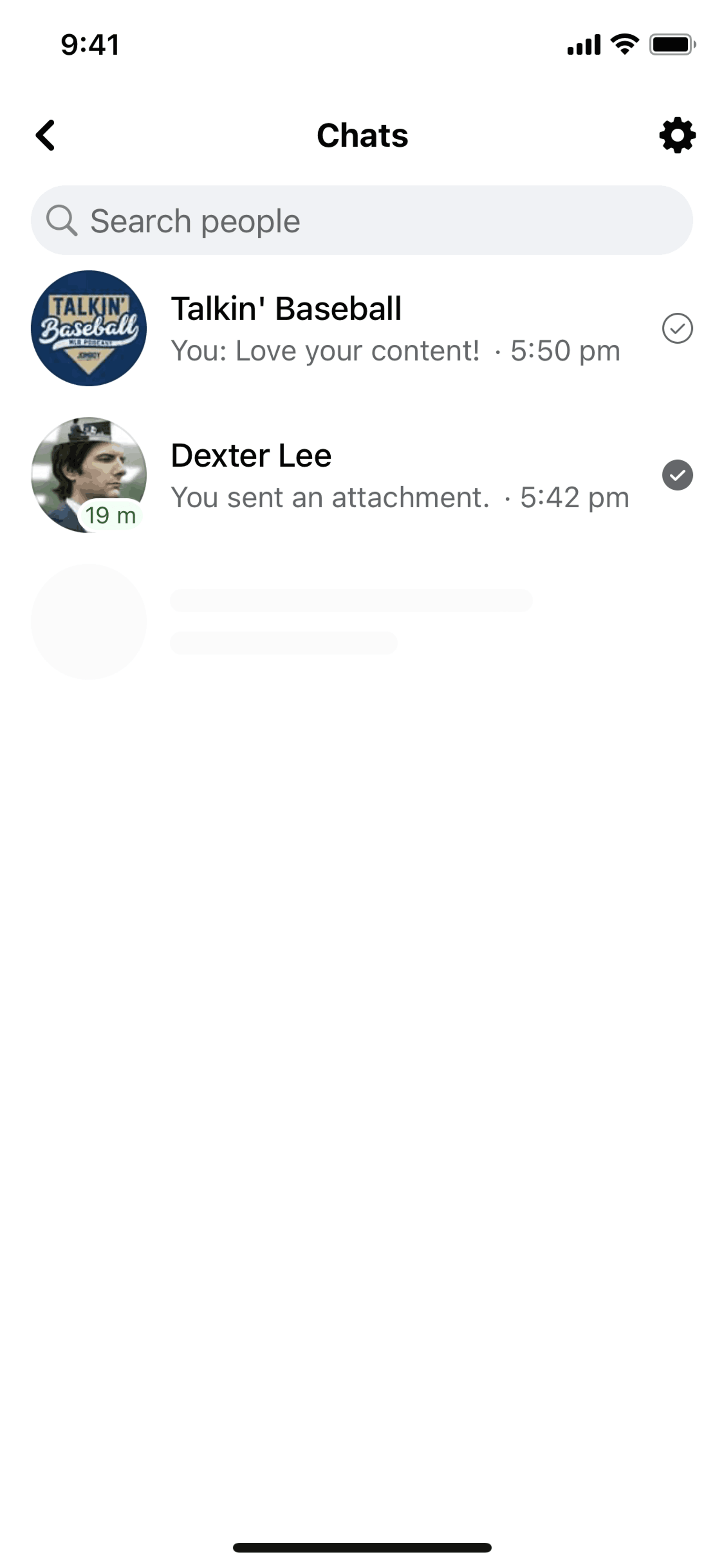 Facebook iOS Social Networking interface screenshot 17