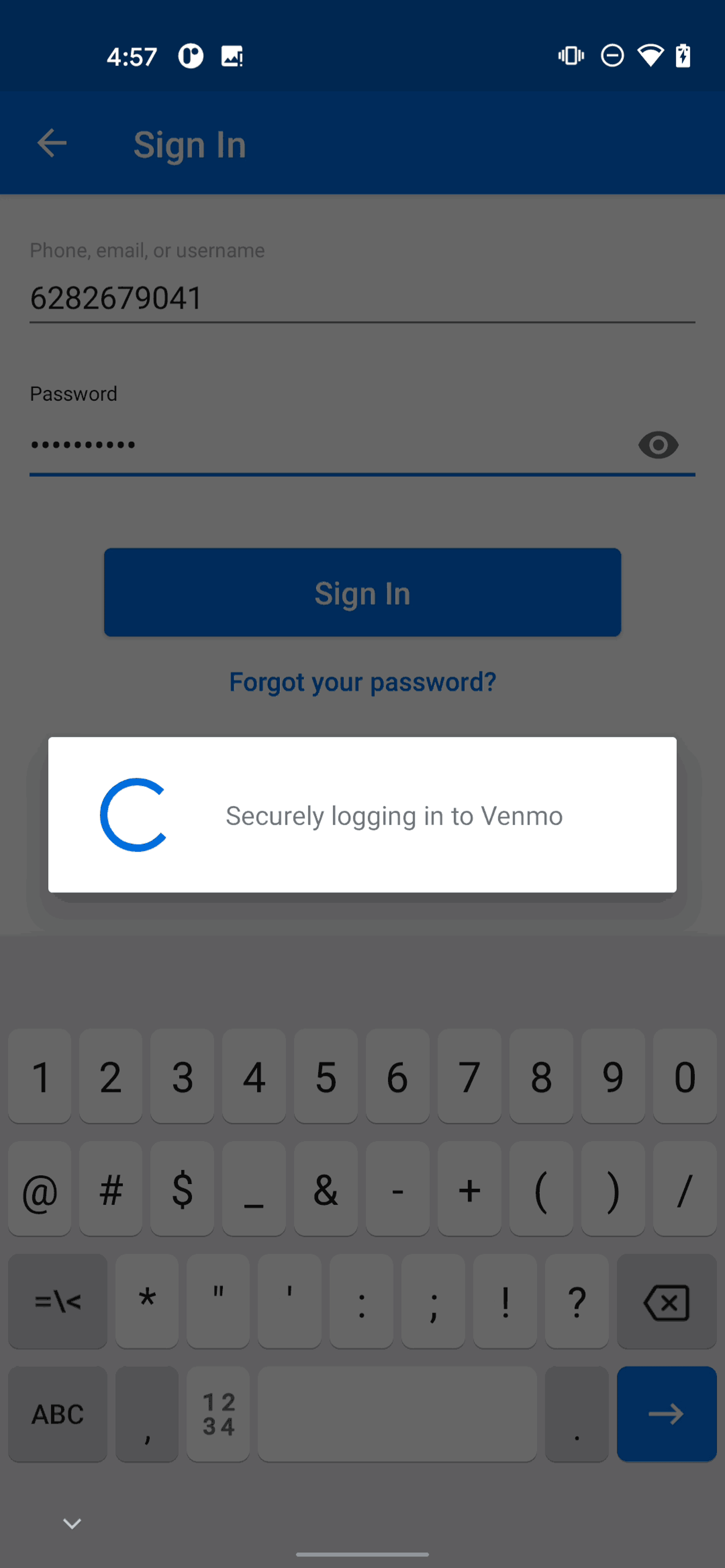 Venmo Android Finance interface screenshot 7