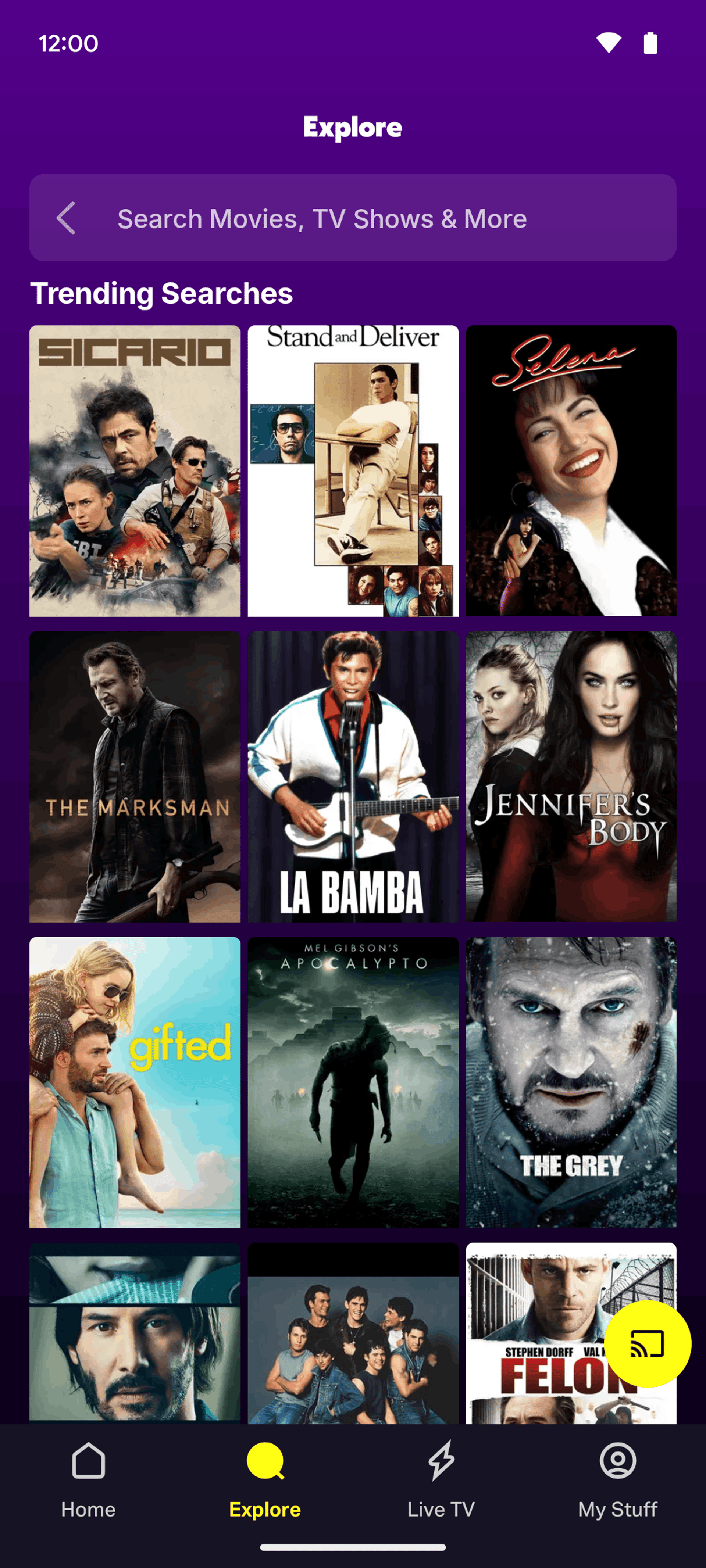 Tubi Android Entertainment interface screenshot 17