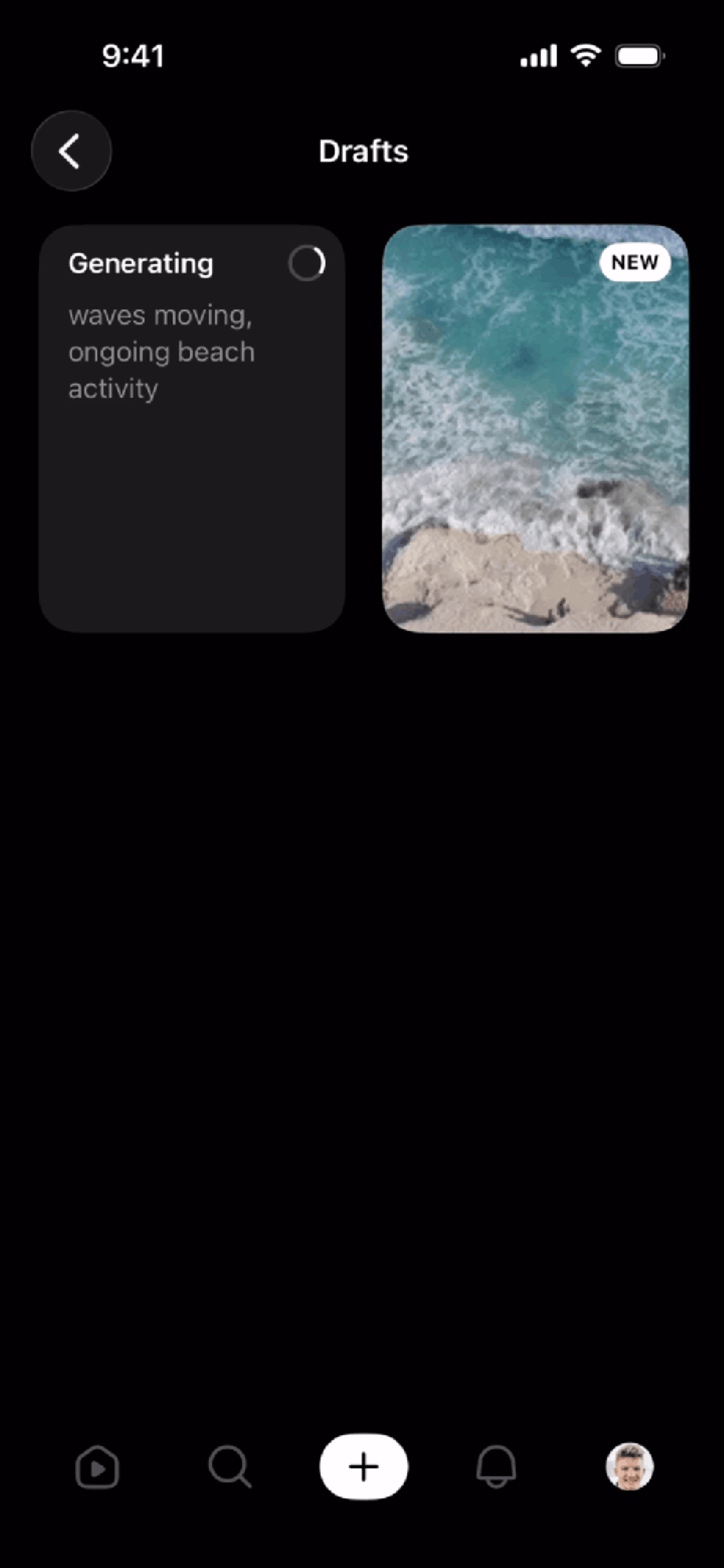 Sora iOS AI interface screenshot 7