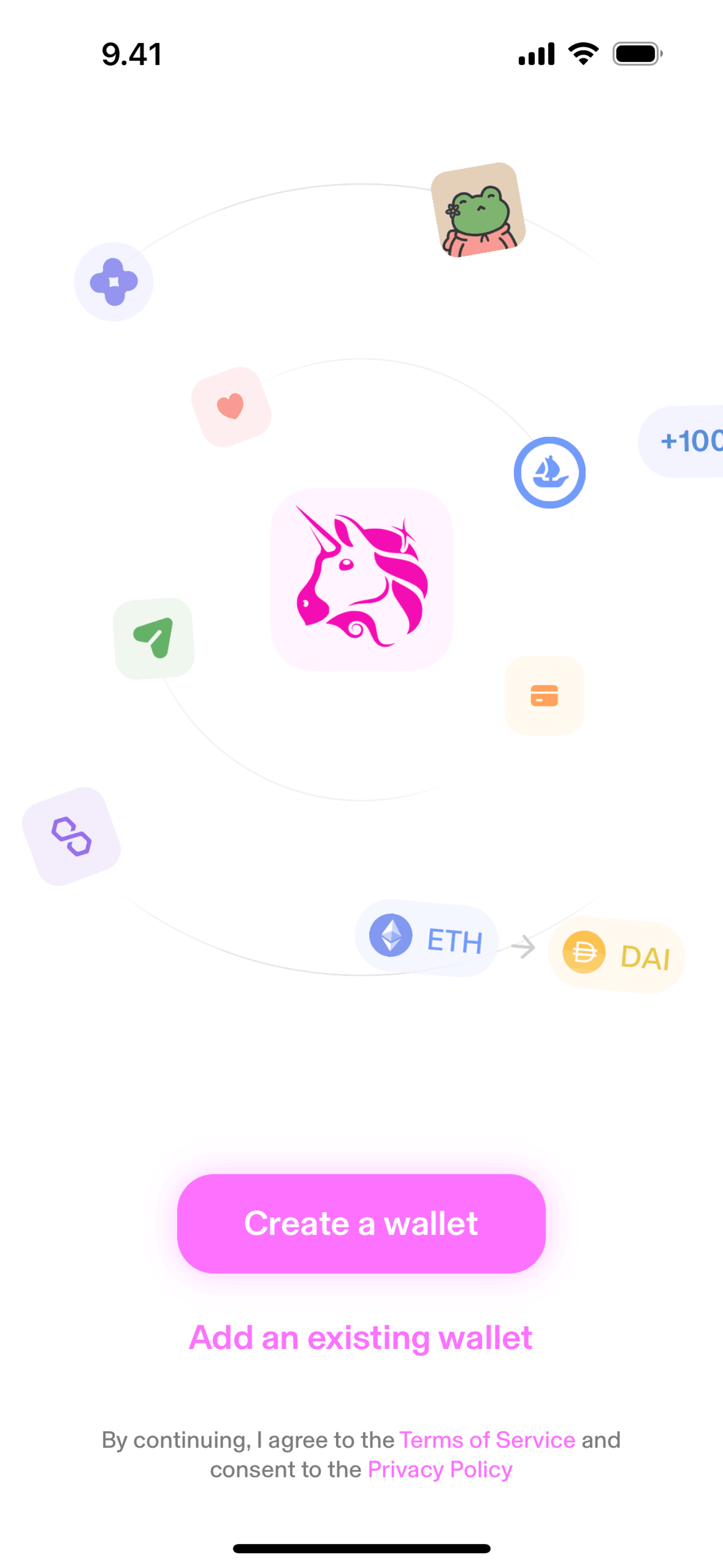 Uniswap iOS Finance interface screenshot 3