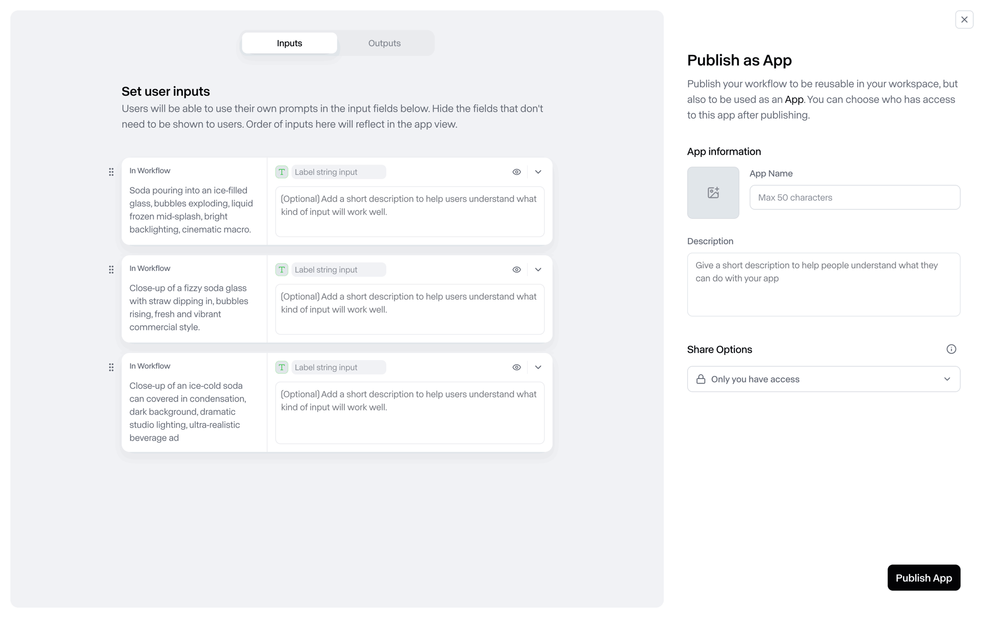 Runway Web Photo & Video interface screenshot 7