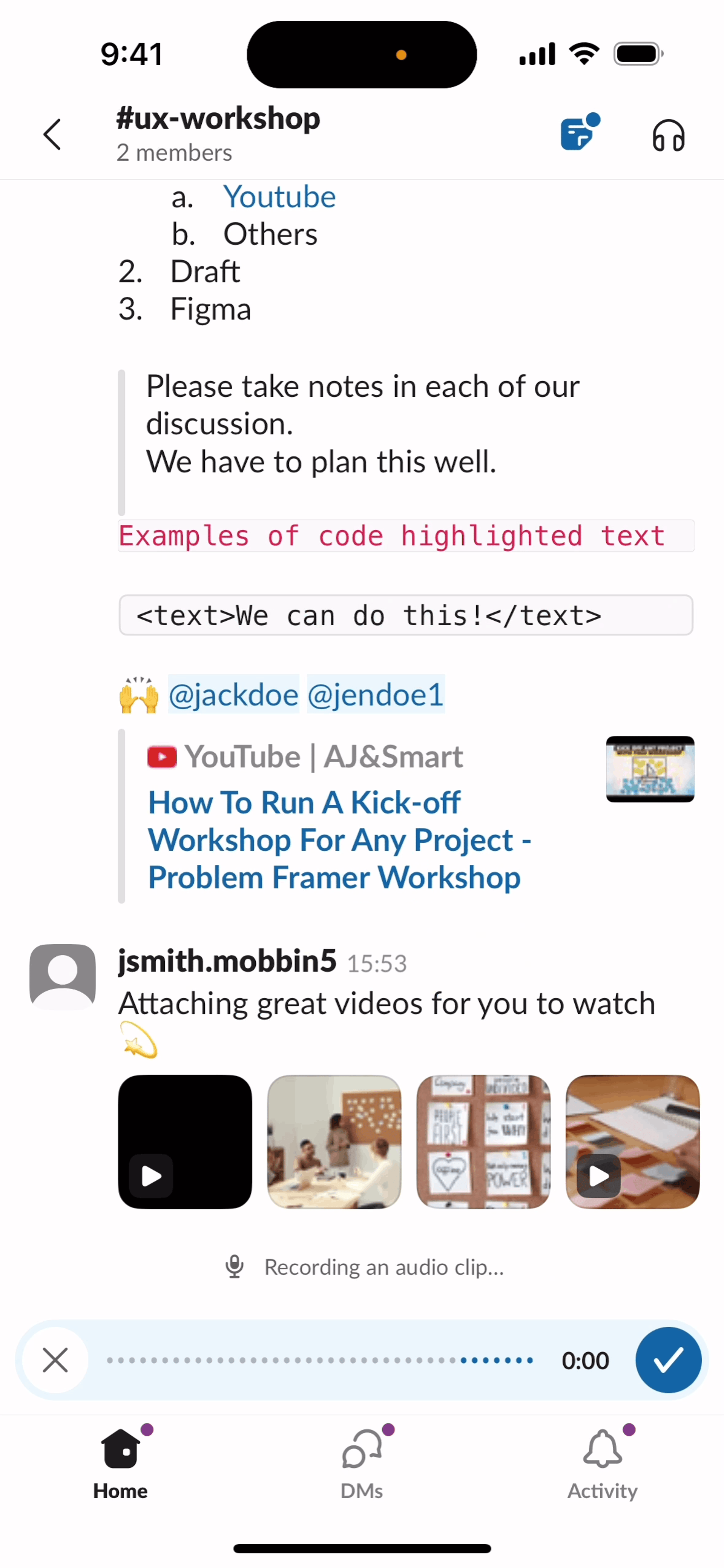 Slack iOS Business interface screenshot 14