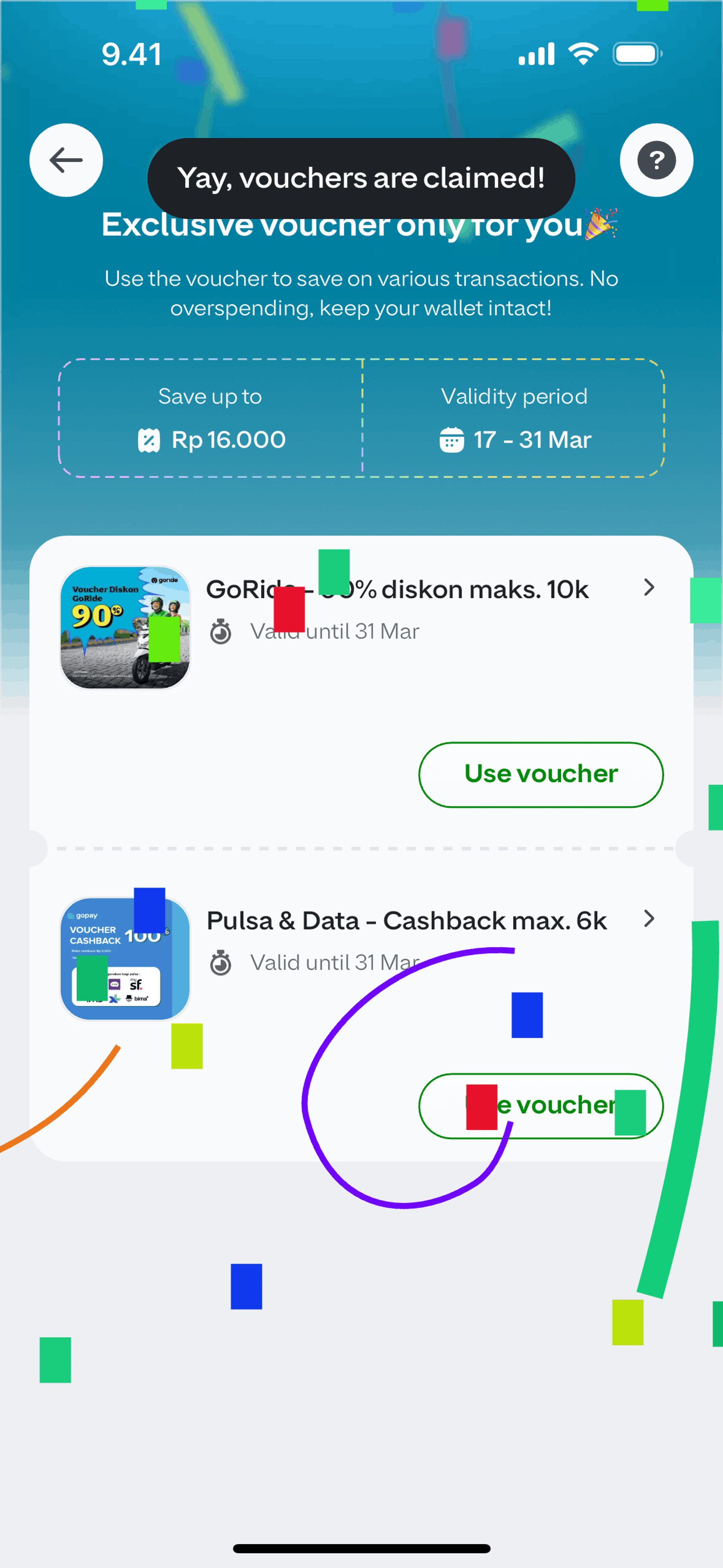 GoPay iOS Finance interface screenshot 23