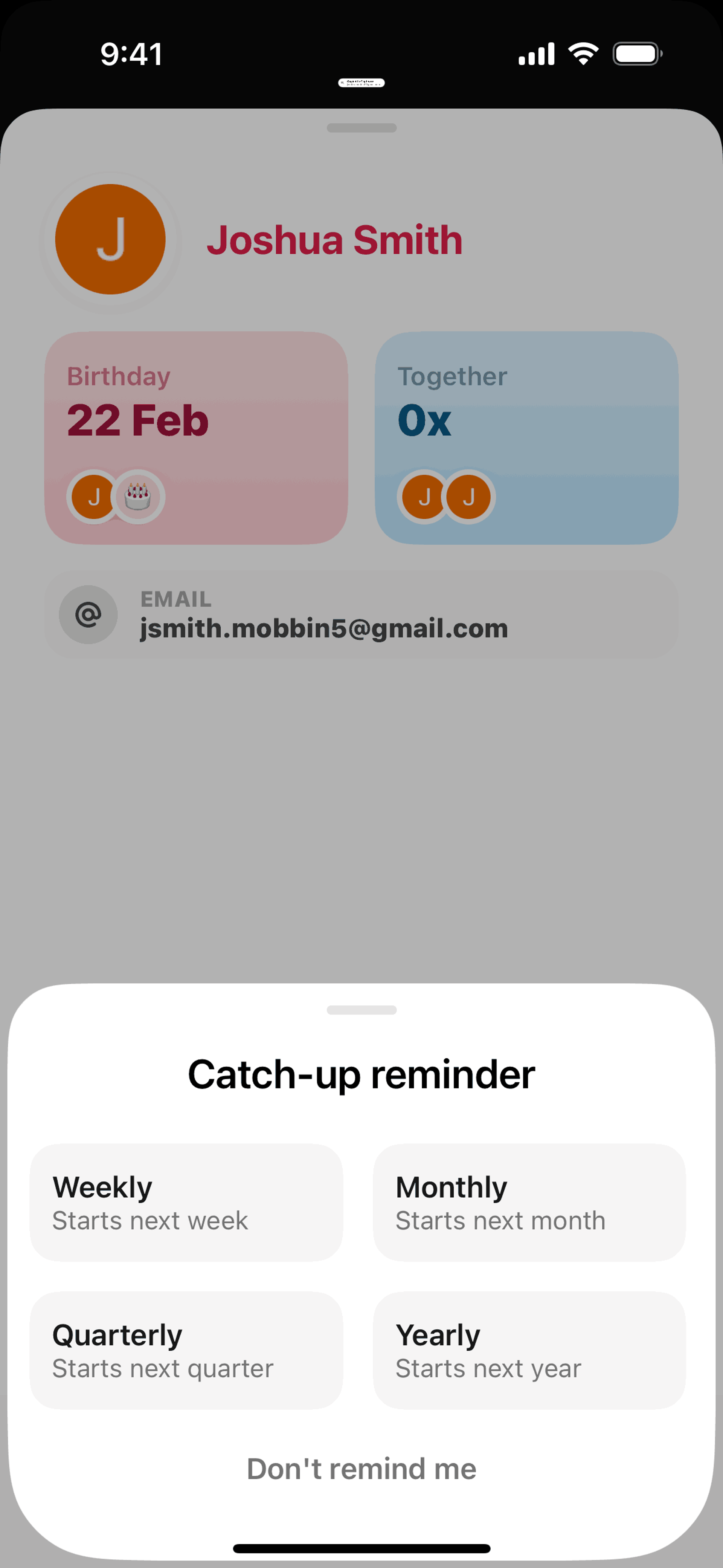 Amie iOS Productivity interface screenshot 10