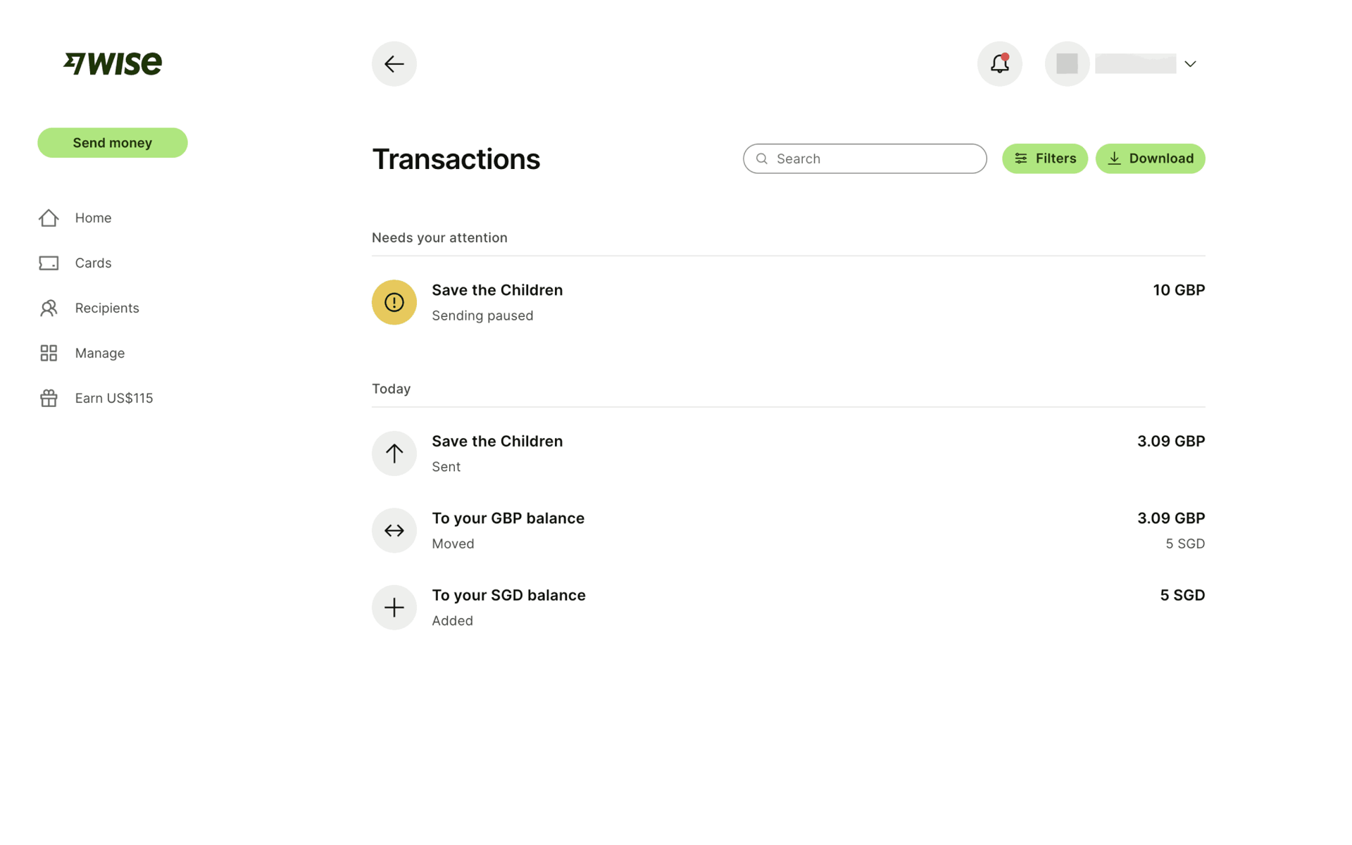 Wise Web Finance interface screenshot 16