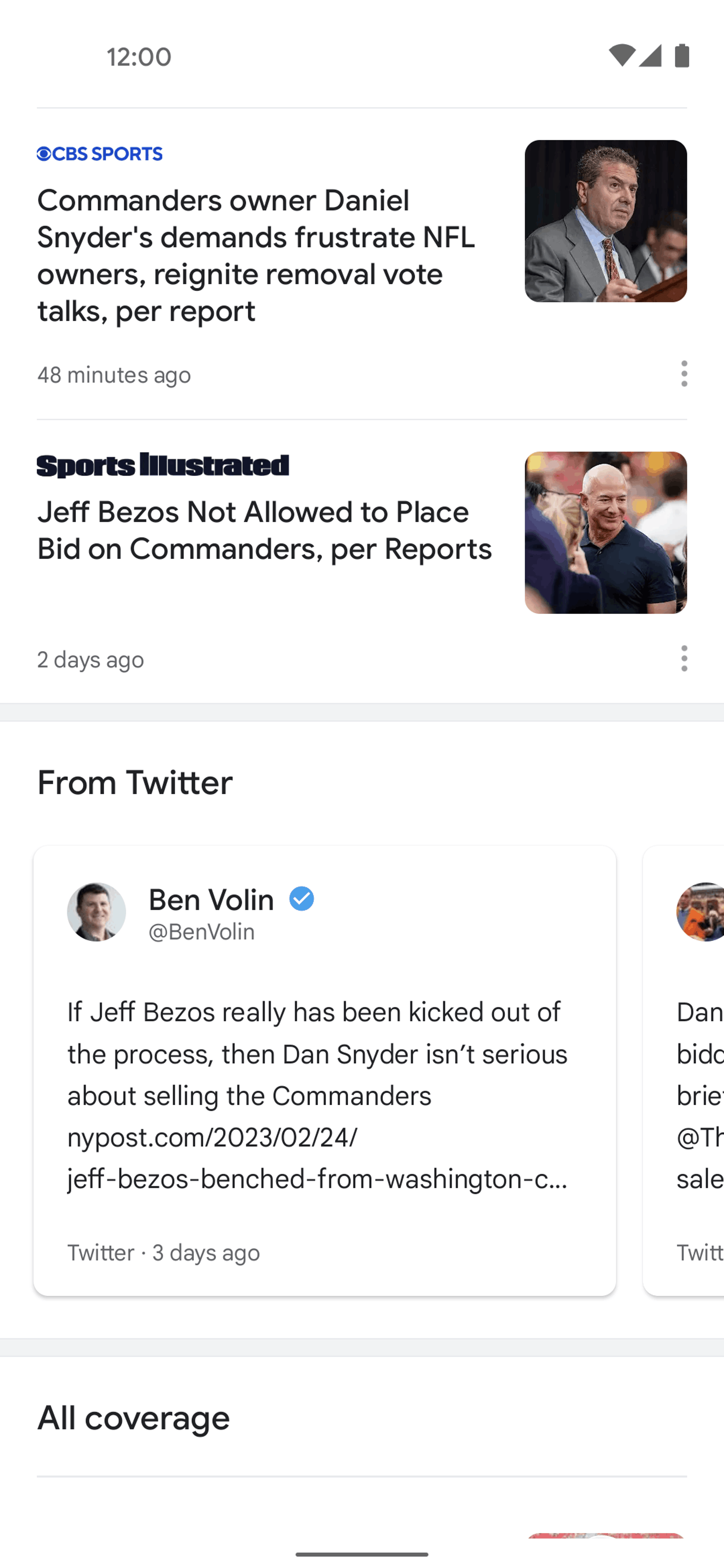 Google News Android News interface screenshot 12