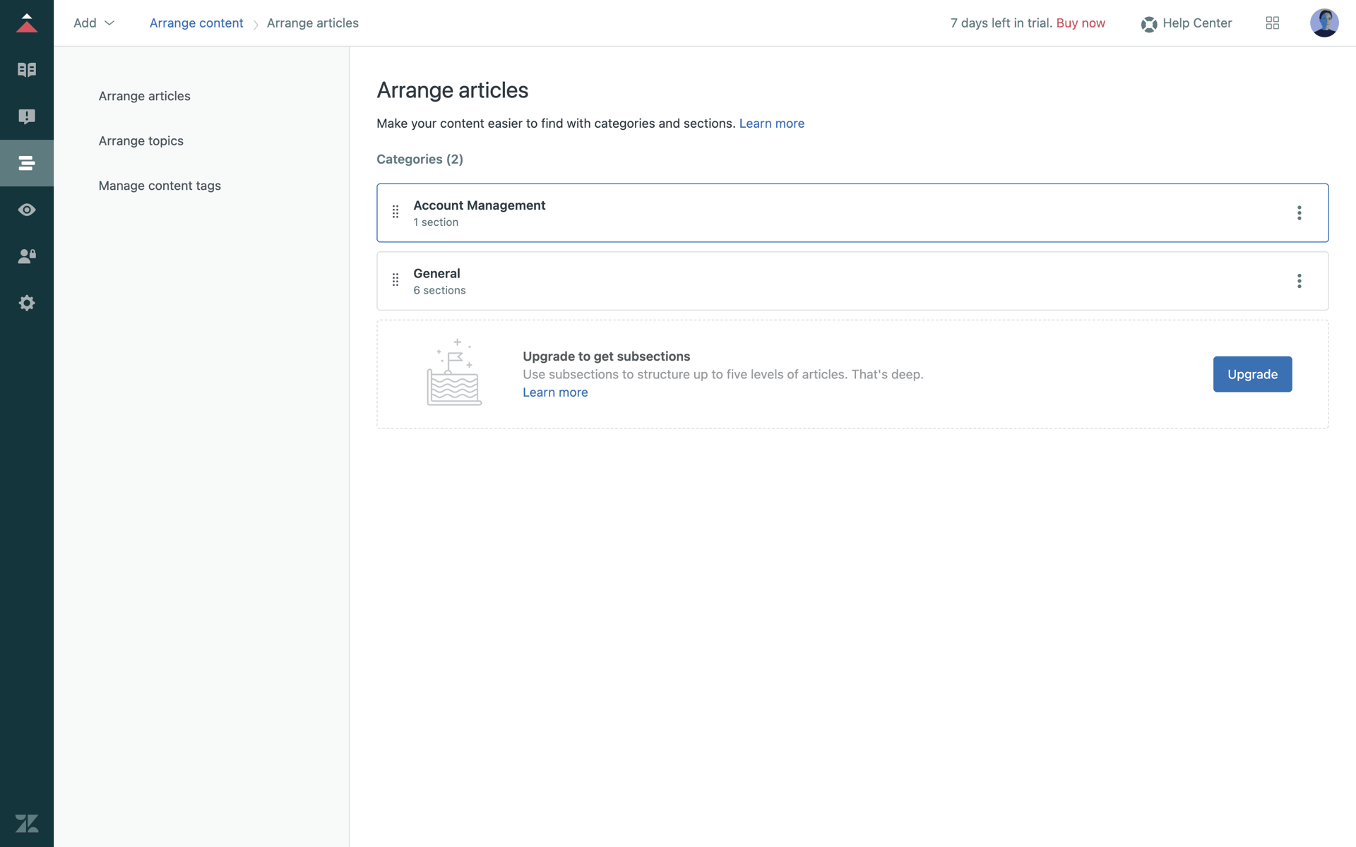 Zendesk Web Business interface screenshot 15