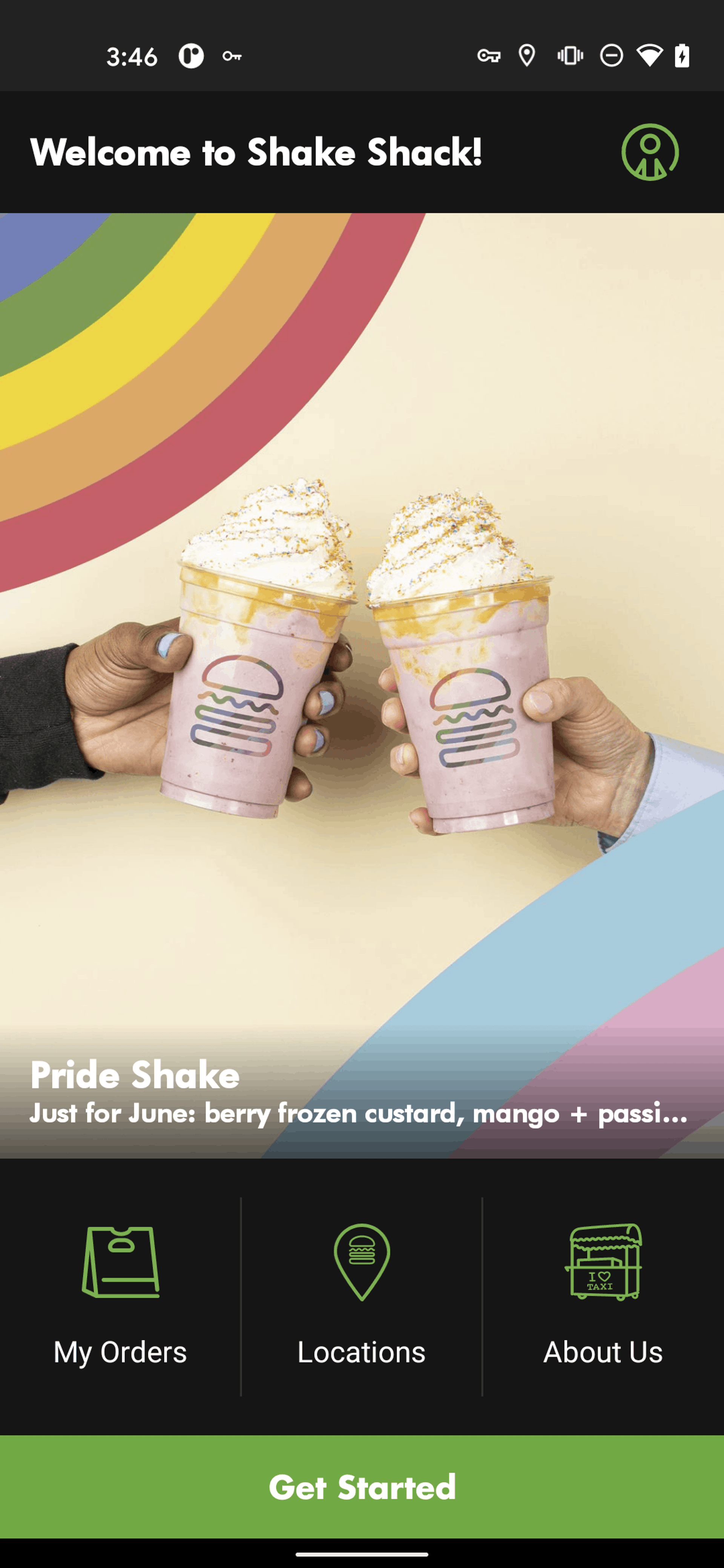 Shake Shack Android Food & Drink interface screenshot 2