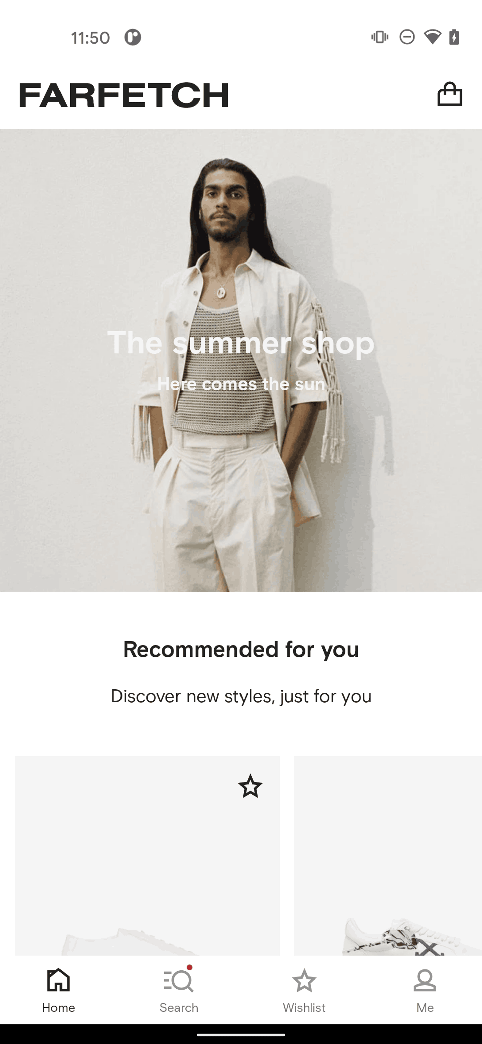 FARFETCH Android Shopping interface screenshot 11