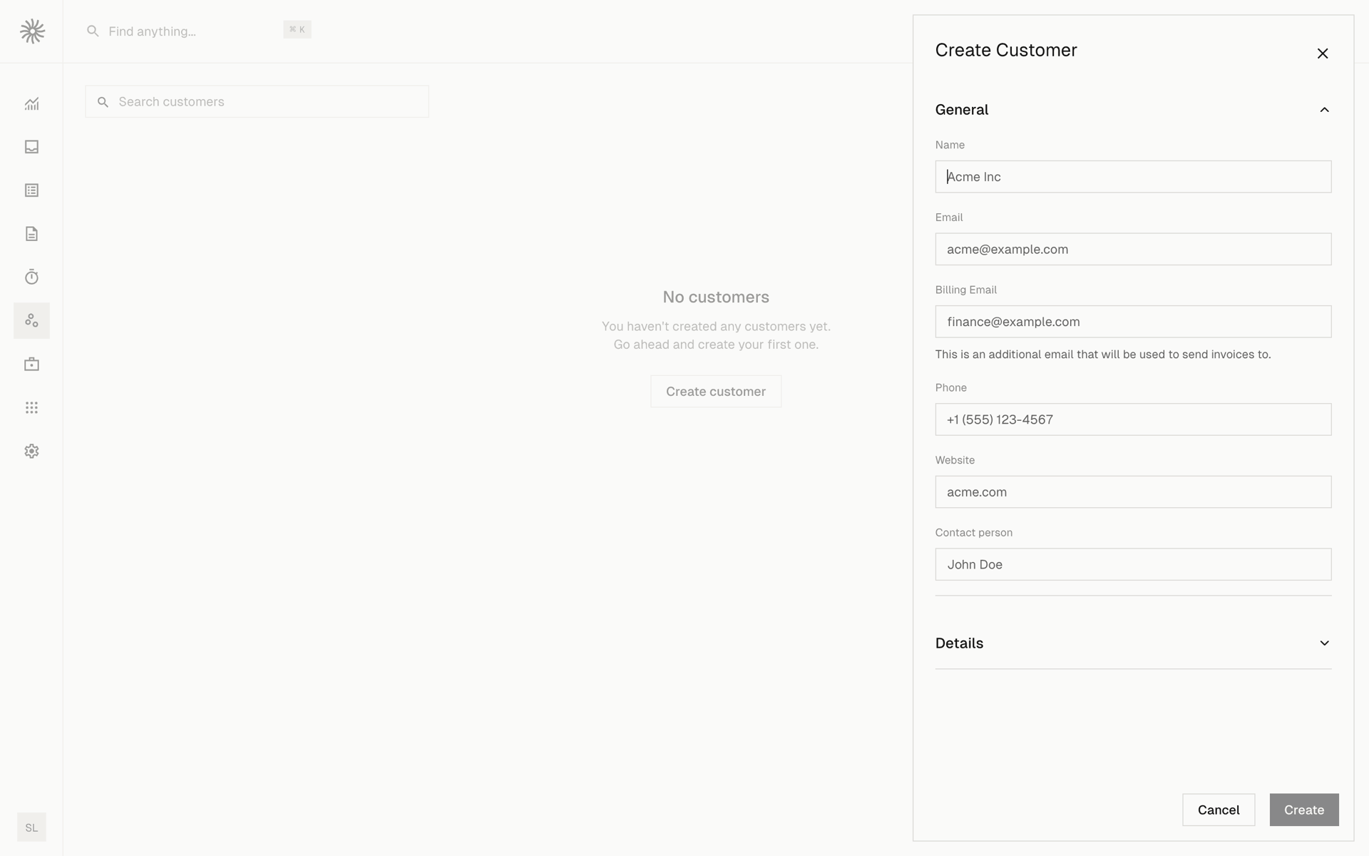 Midday Web Finance interface screenshot 23