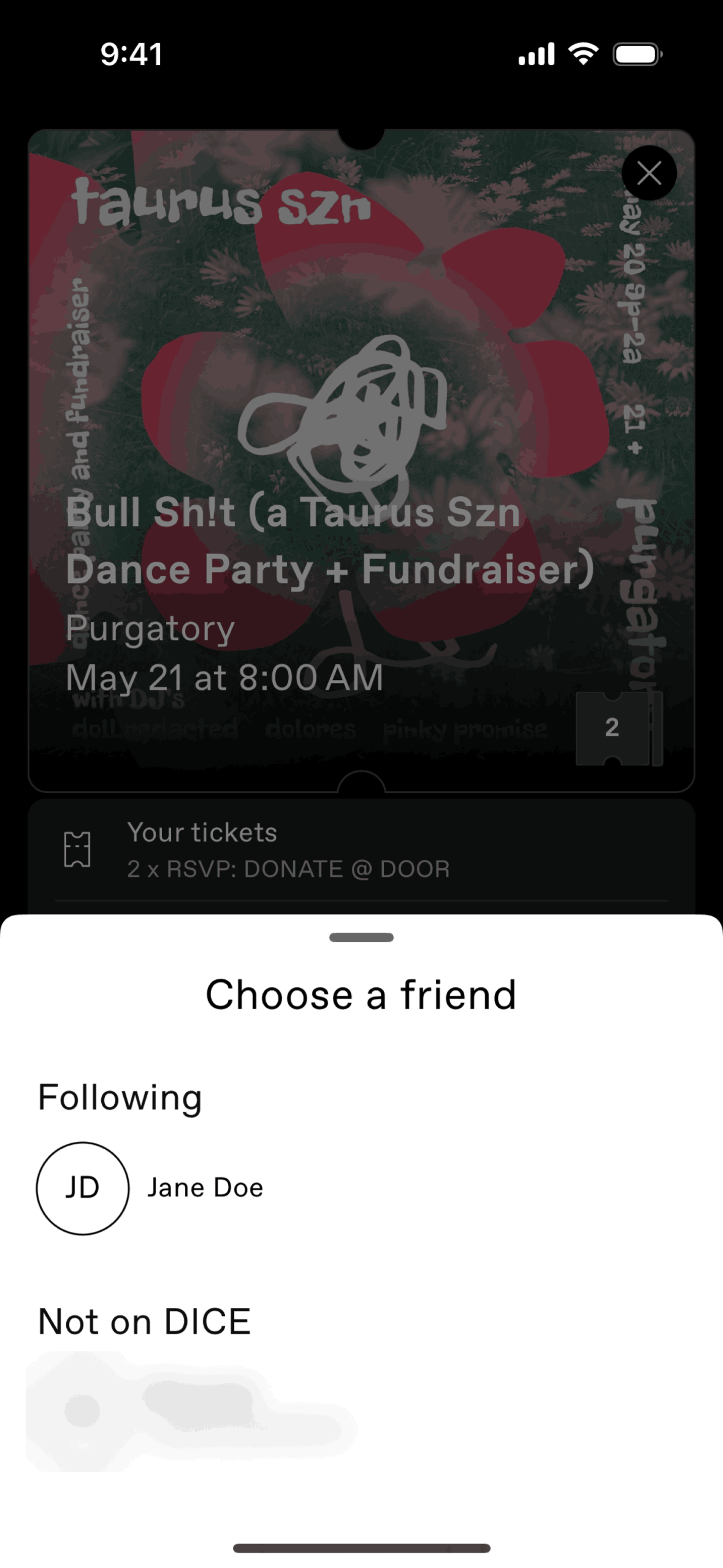 DICE iOS Entertainment interface screenshot 16
