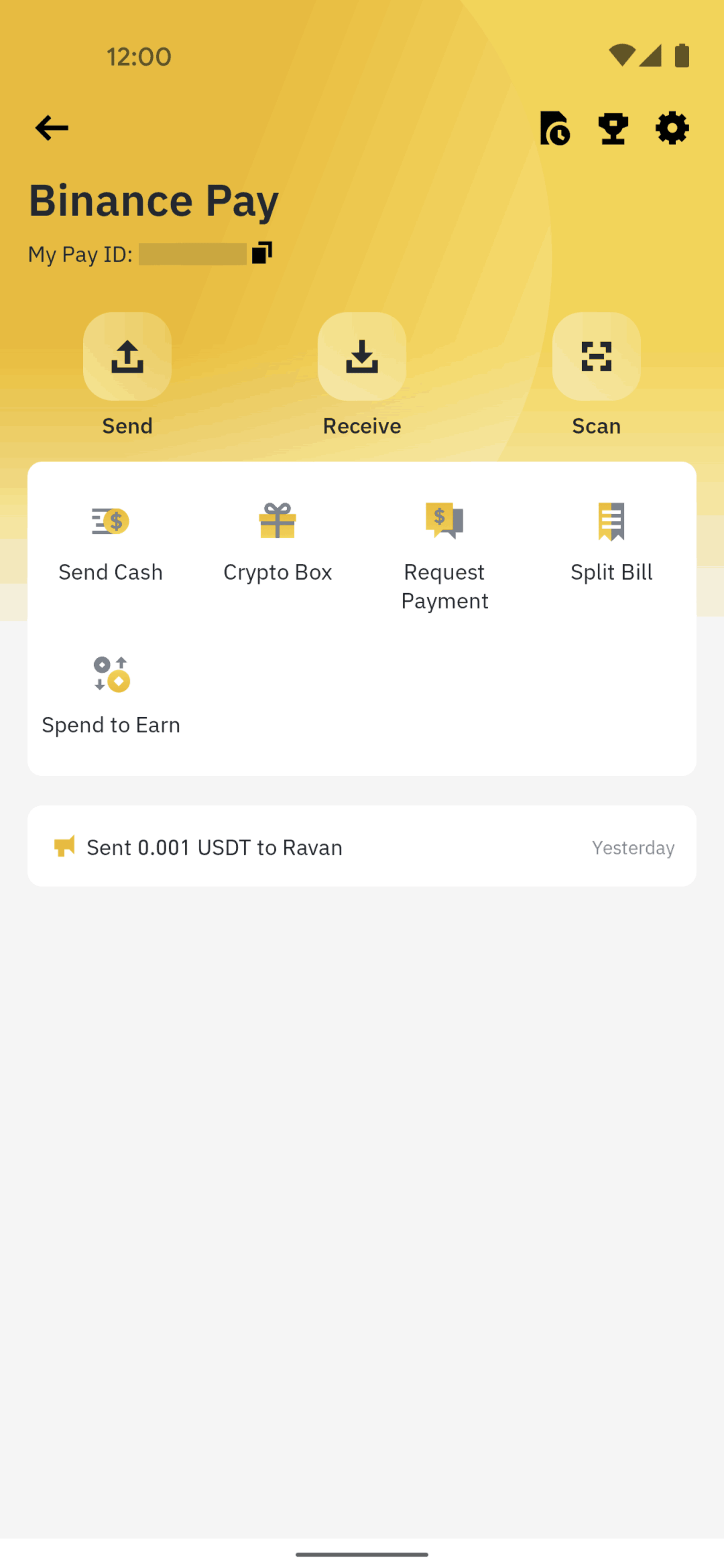 Binance Android Finance interface screenshot 18