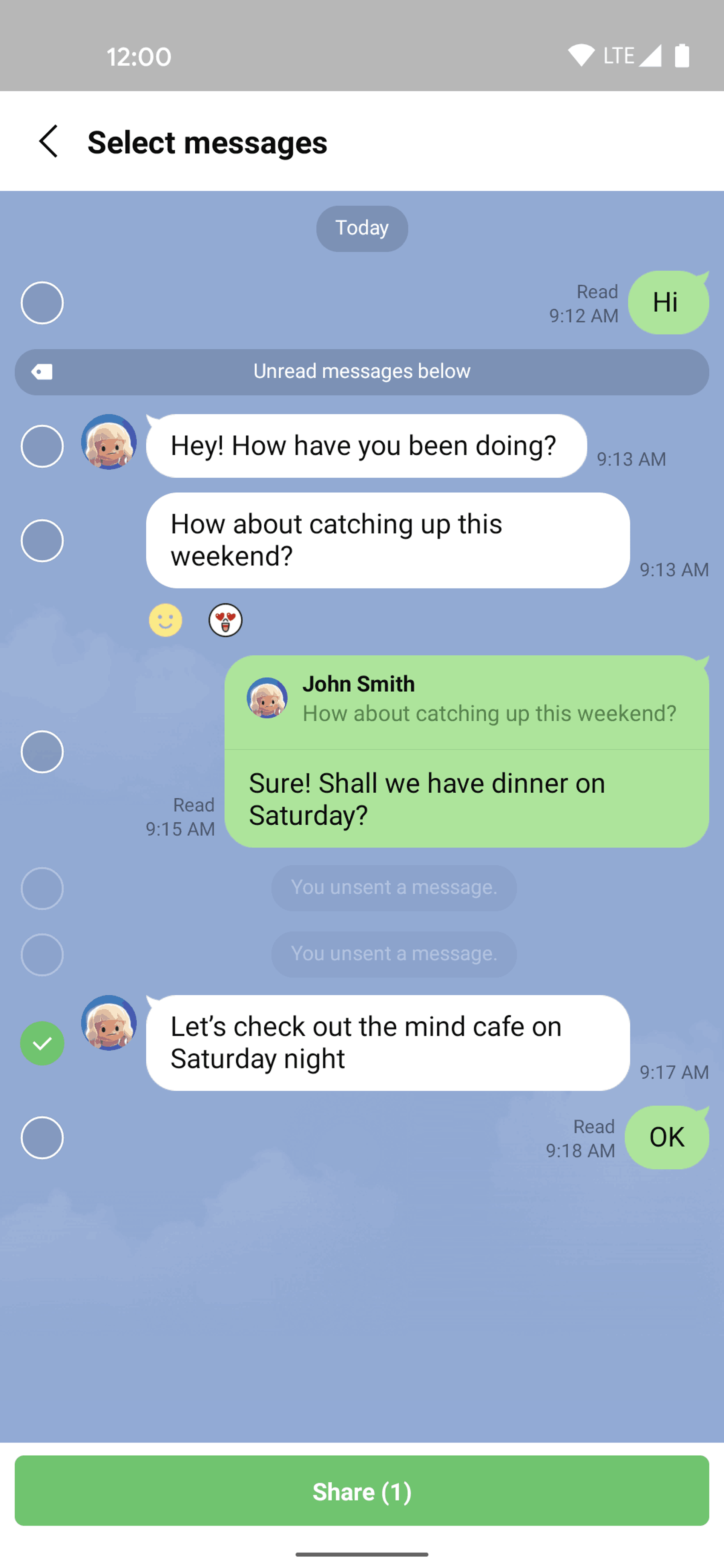 LINE Android Social Networking interface screenshot 7