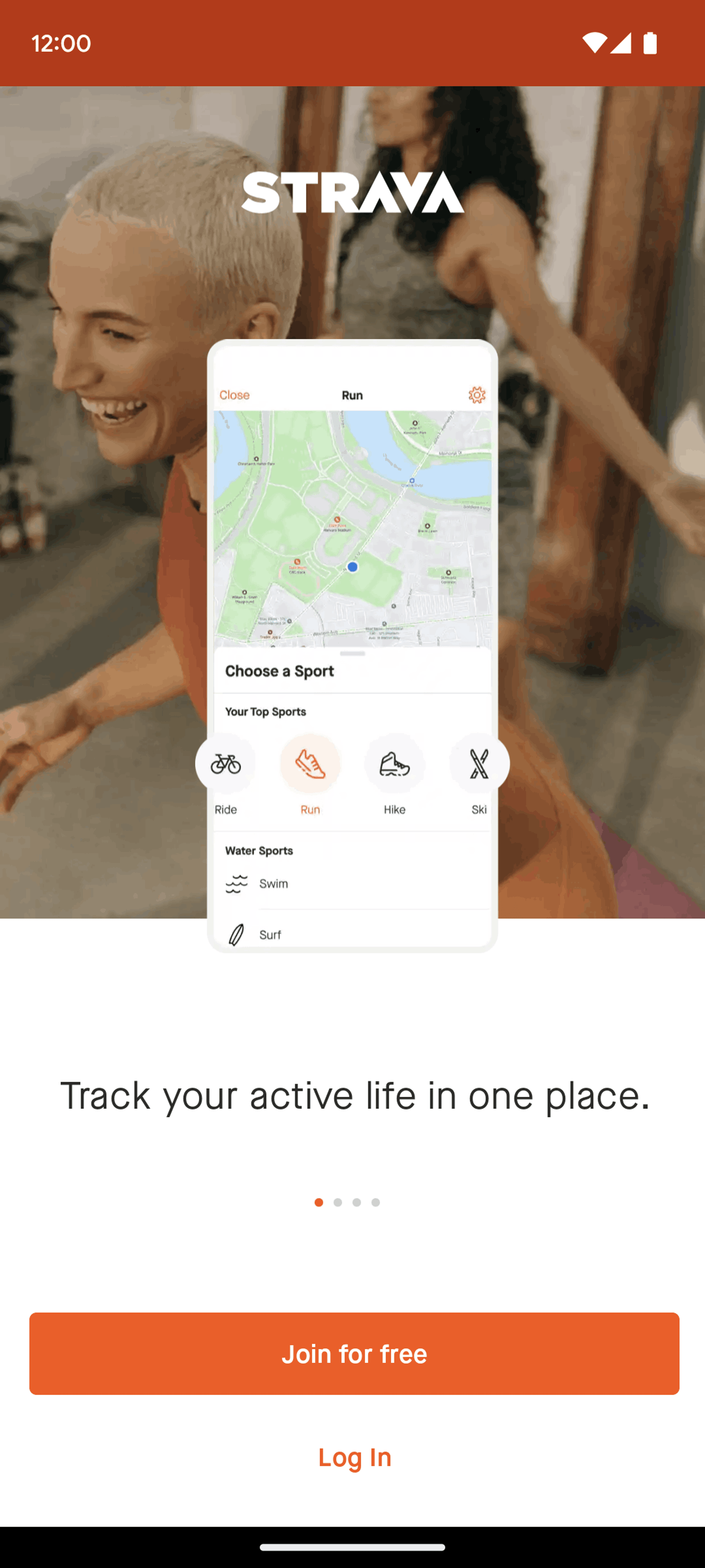 Strava Android Health & Fitness interface screenshot 2