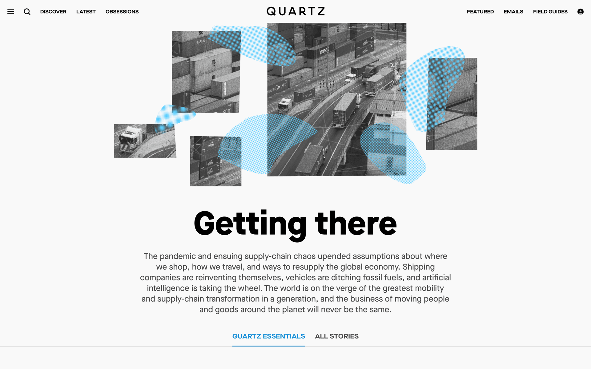 Quartz Web News interface screenshot 20