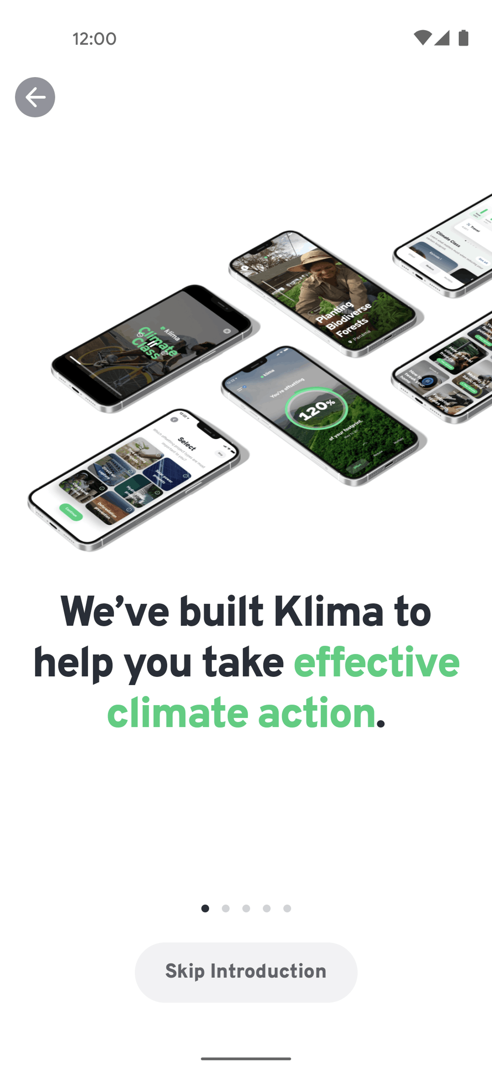 Klima Android Lifestyle interface screenshot 20