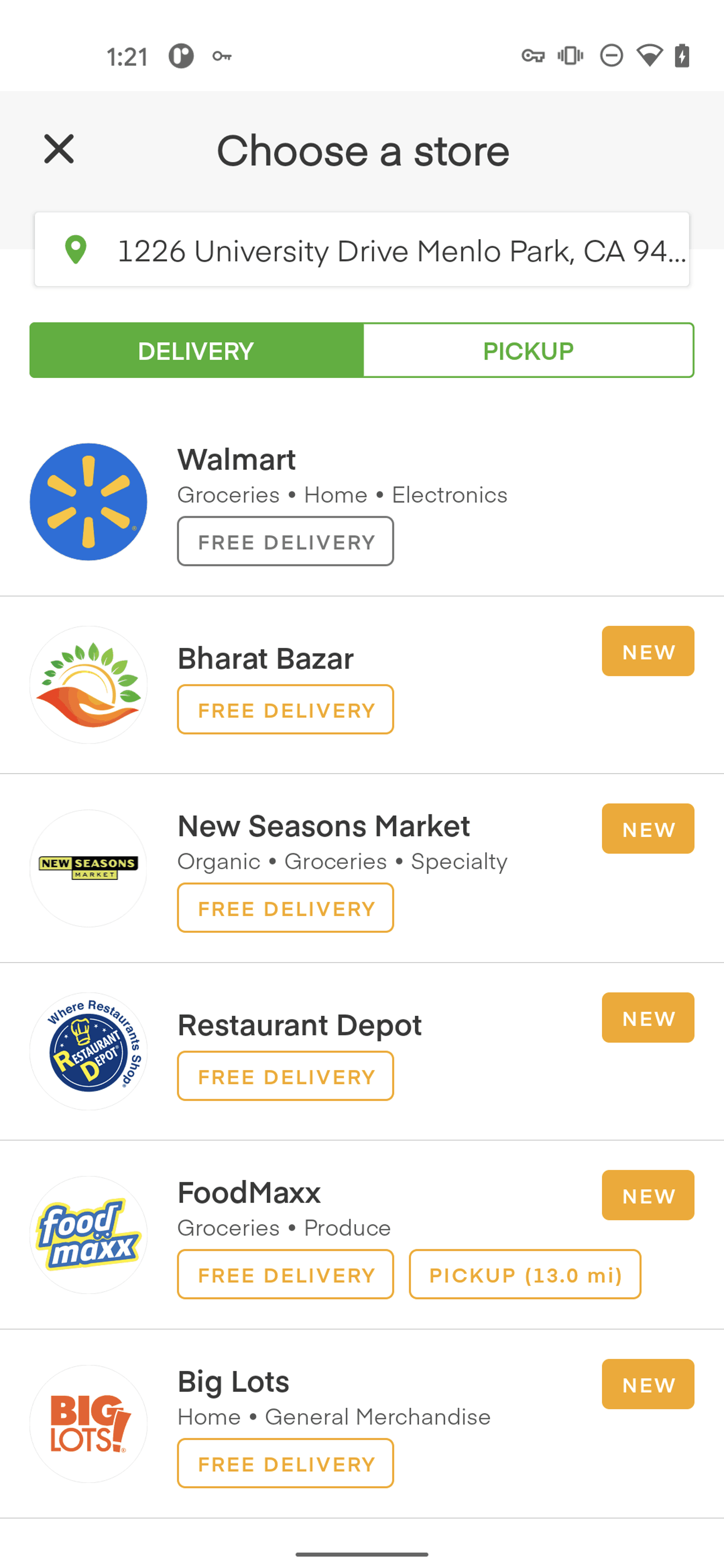 Instacart Android Food & Drink interface screenshot 22