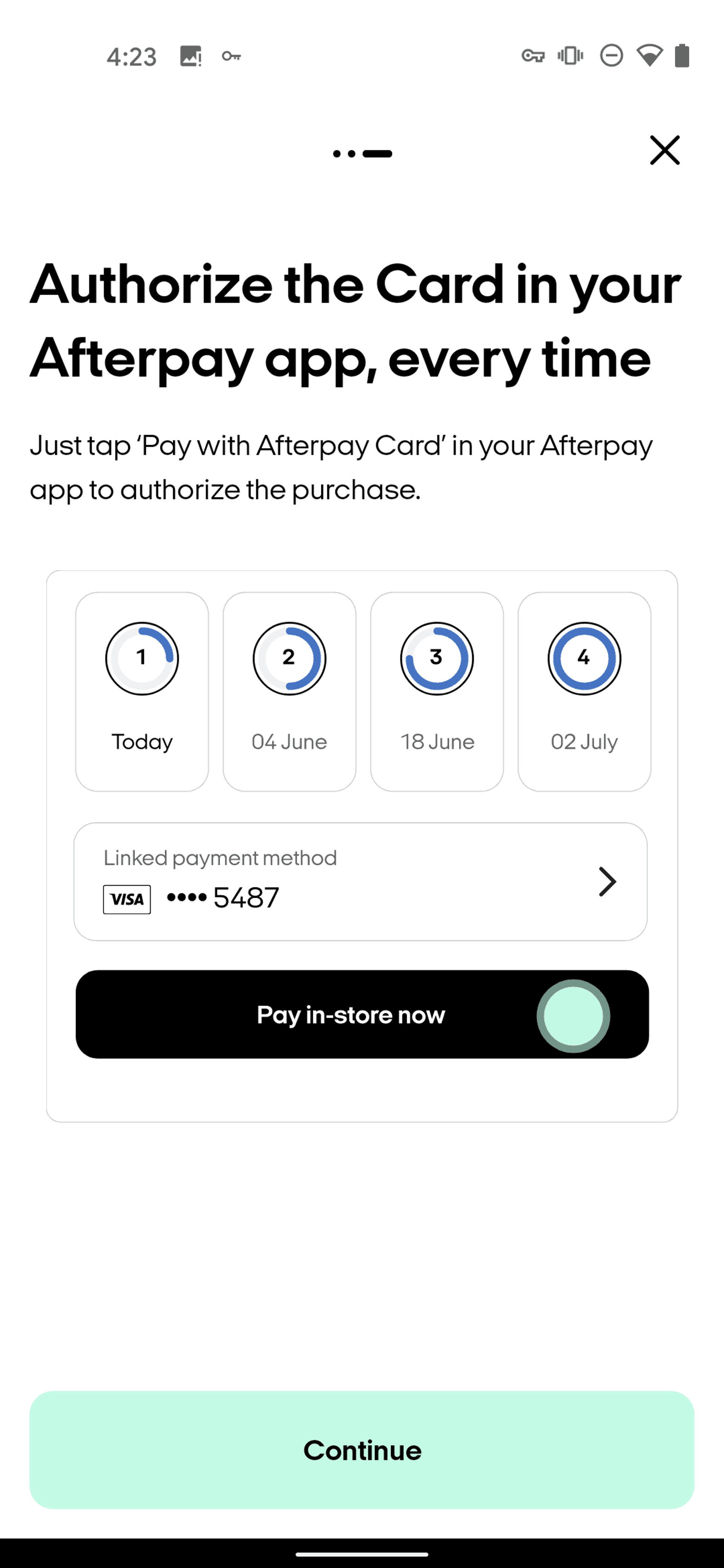 Afterpay Android Shopping interface screenshot 19