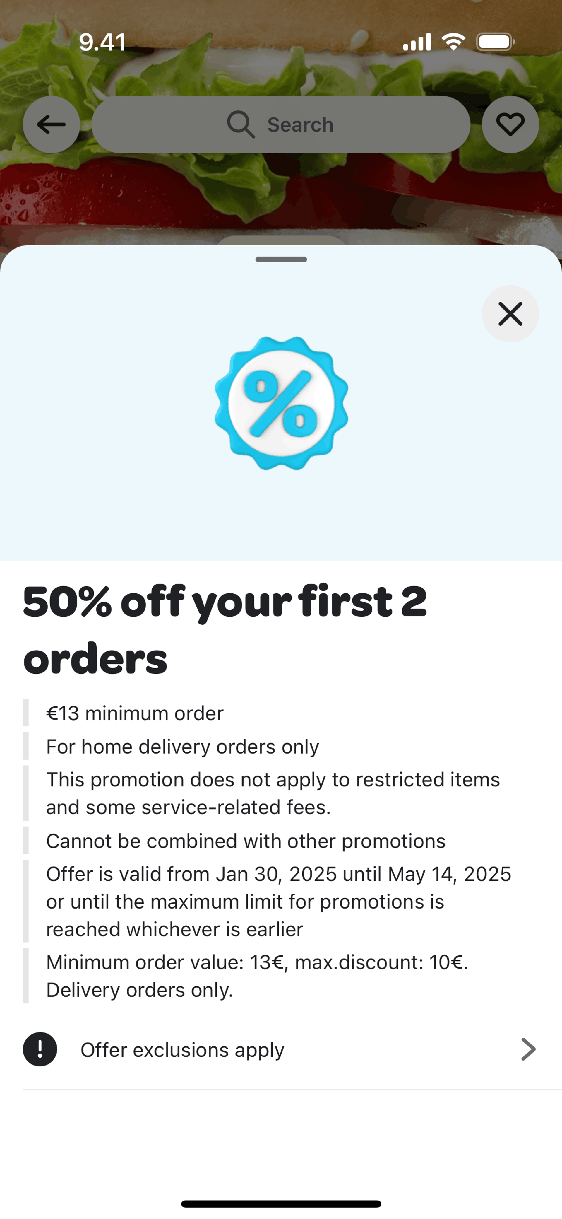 Wolt Delivery iOS Food & Drink interface screenshot 8