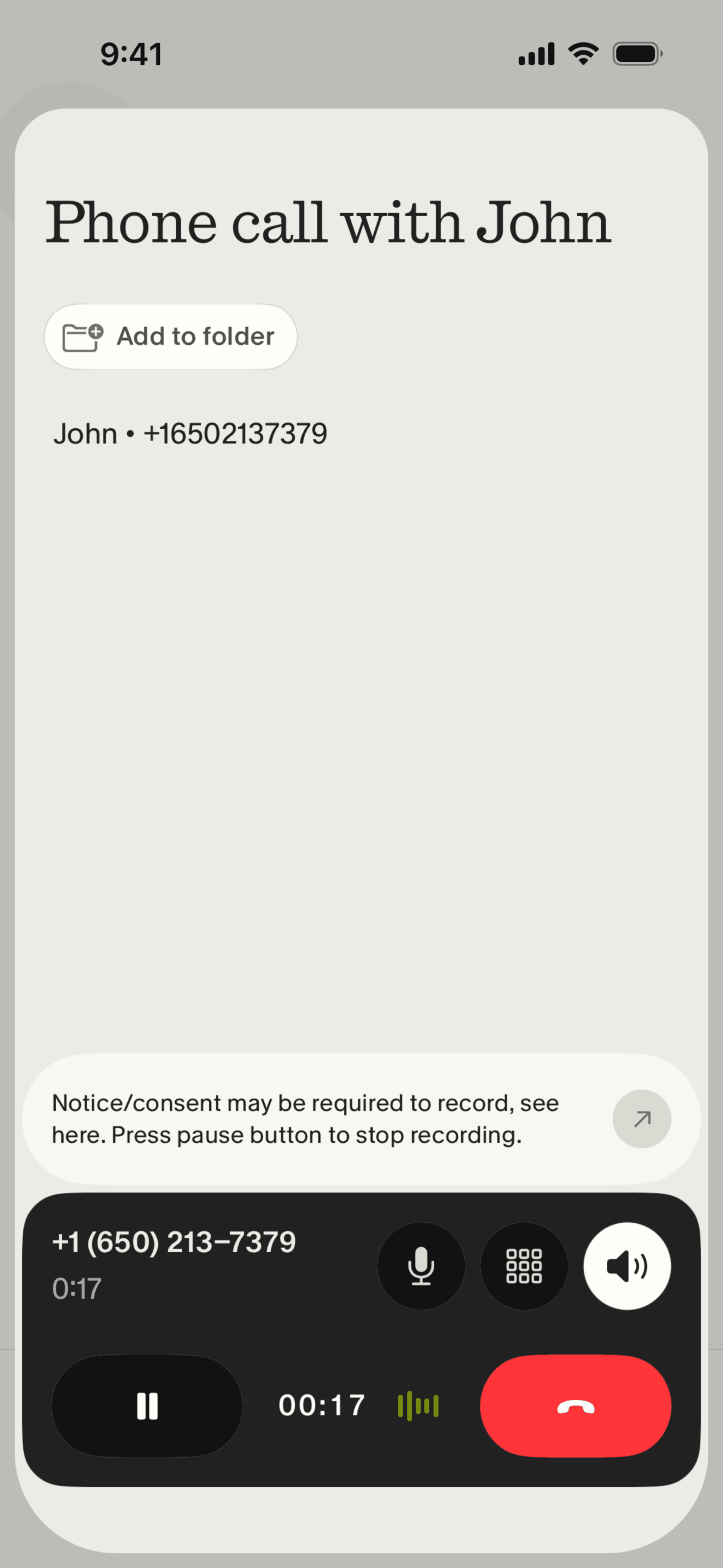 Granola iOS Granola interface screenshot 16