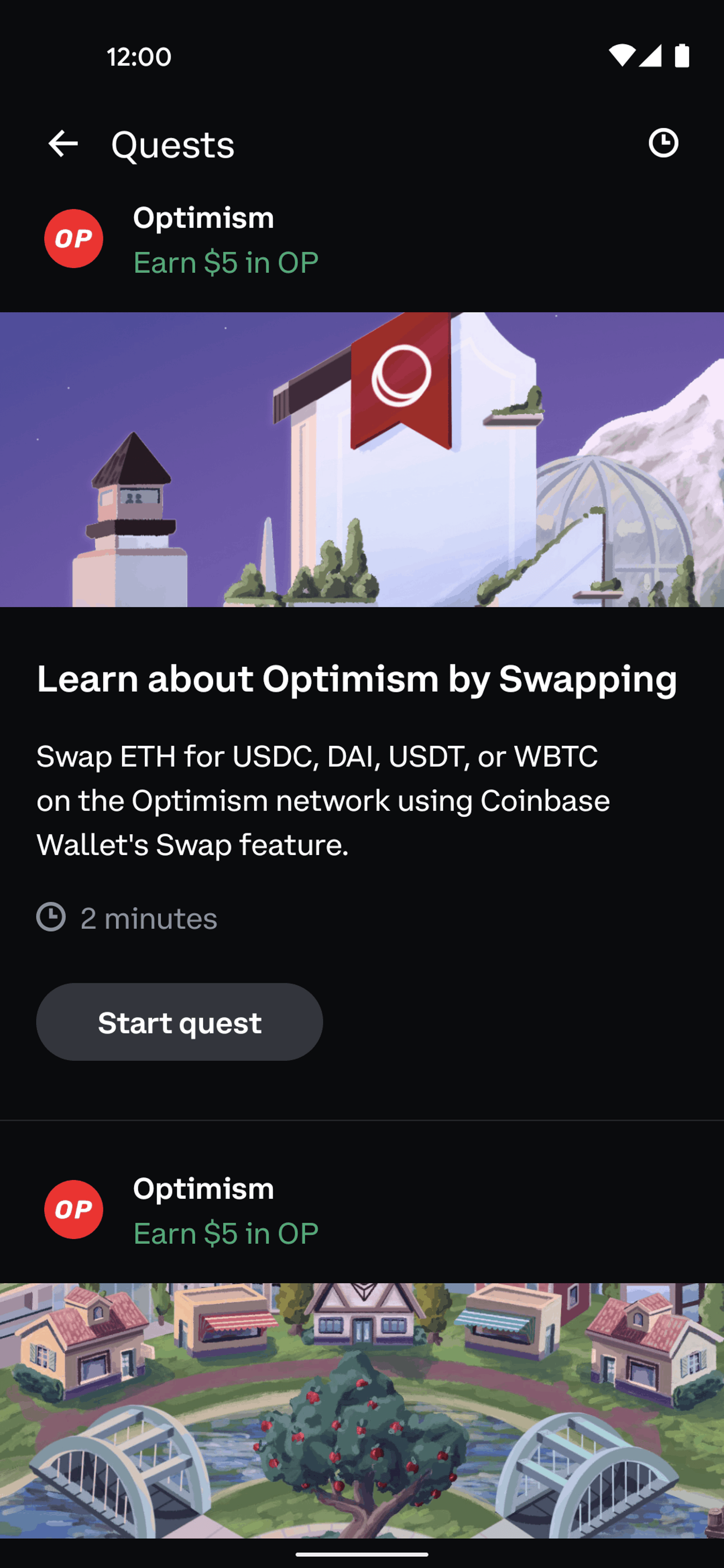 Coinbase Wallet Android Finance interface screenshot 17