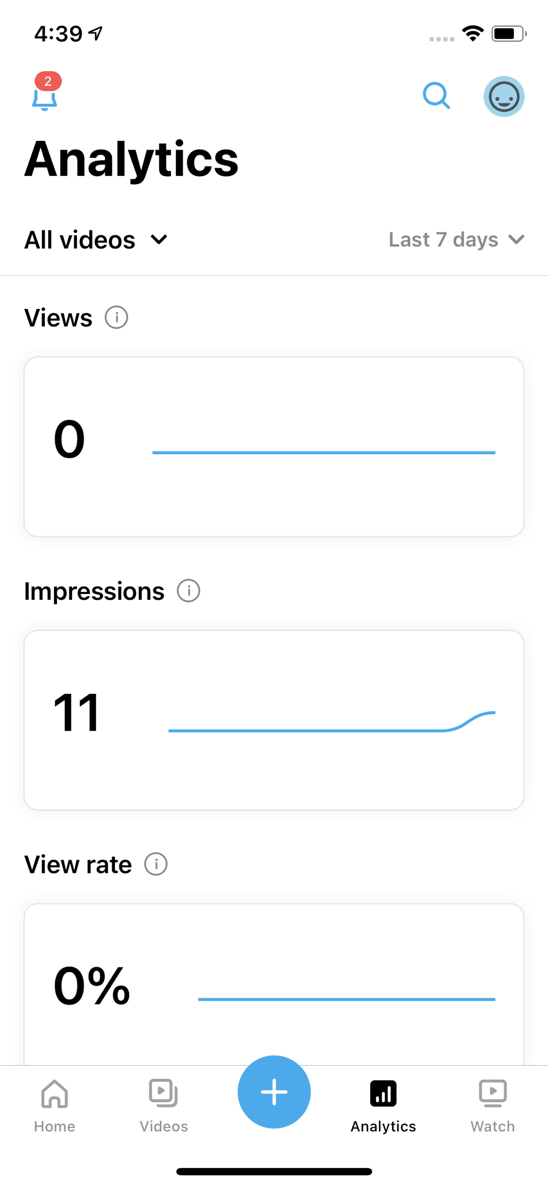 Vimeo iOS Photo & Video interface screenshot 11