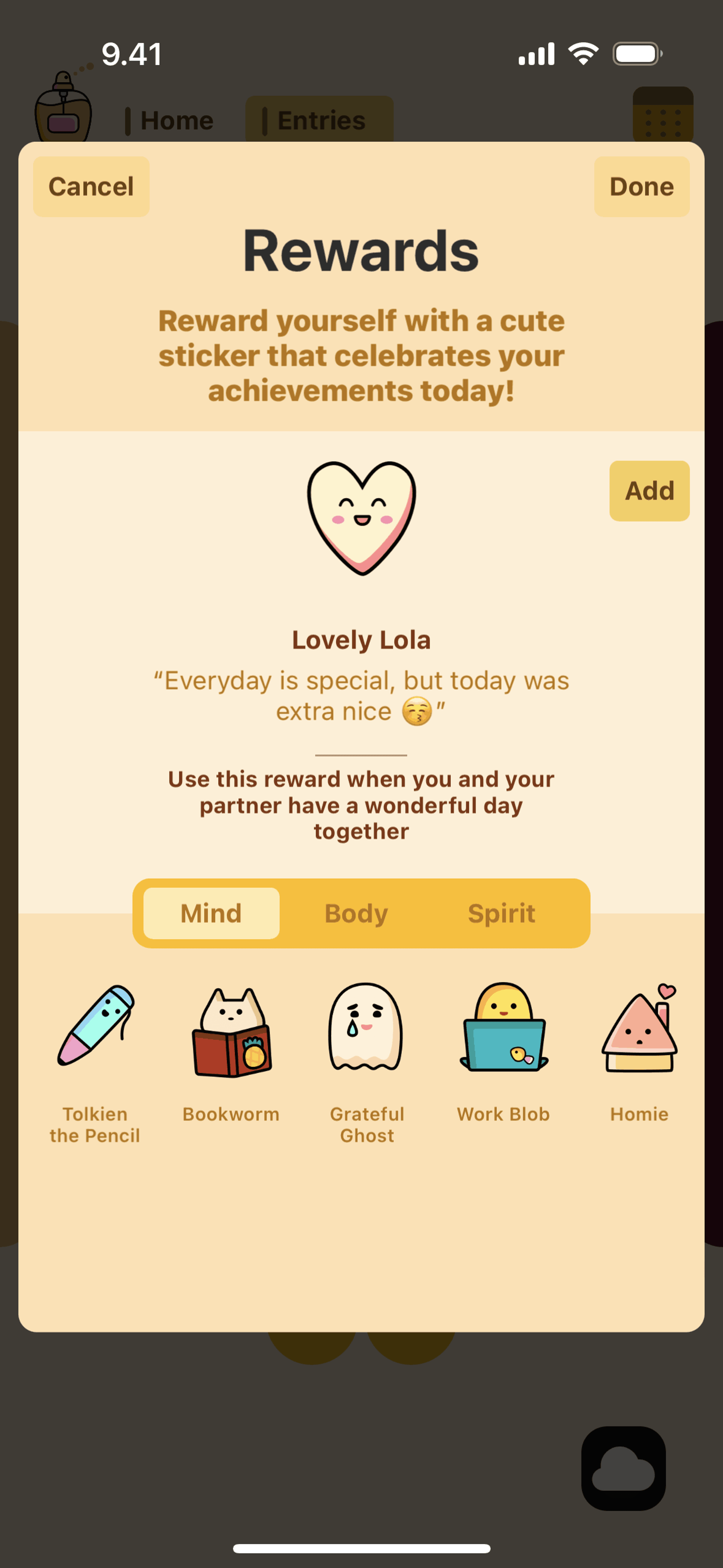 Bears Gratitude iOS Health & Fitness interface screenshot 15