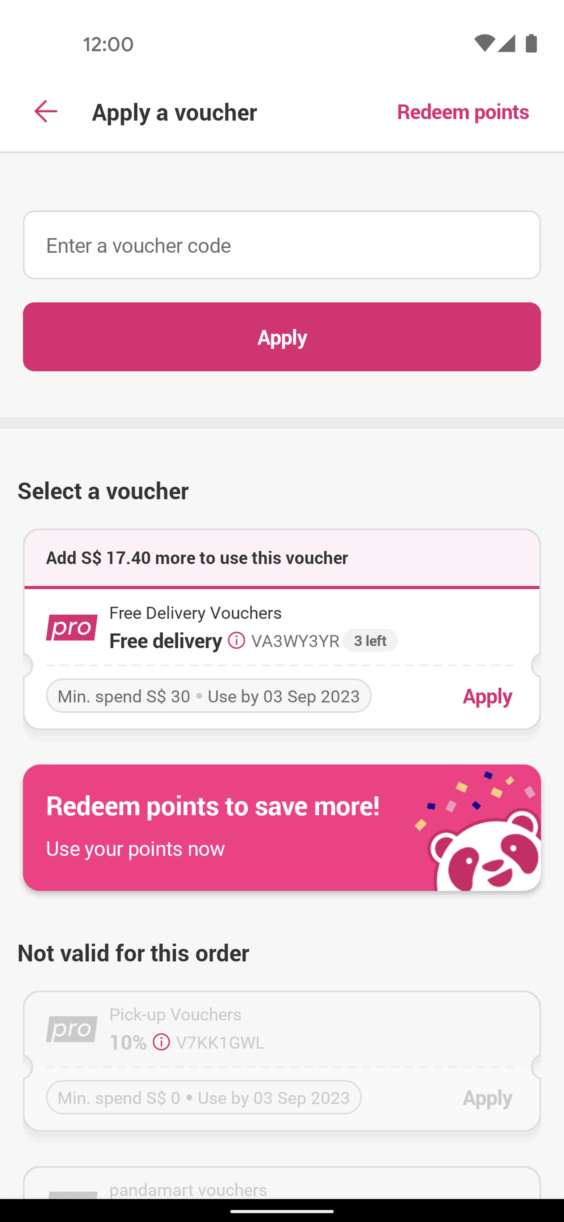 foodpanda Android Food & Drink interface screenshot 5