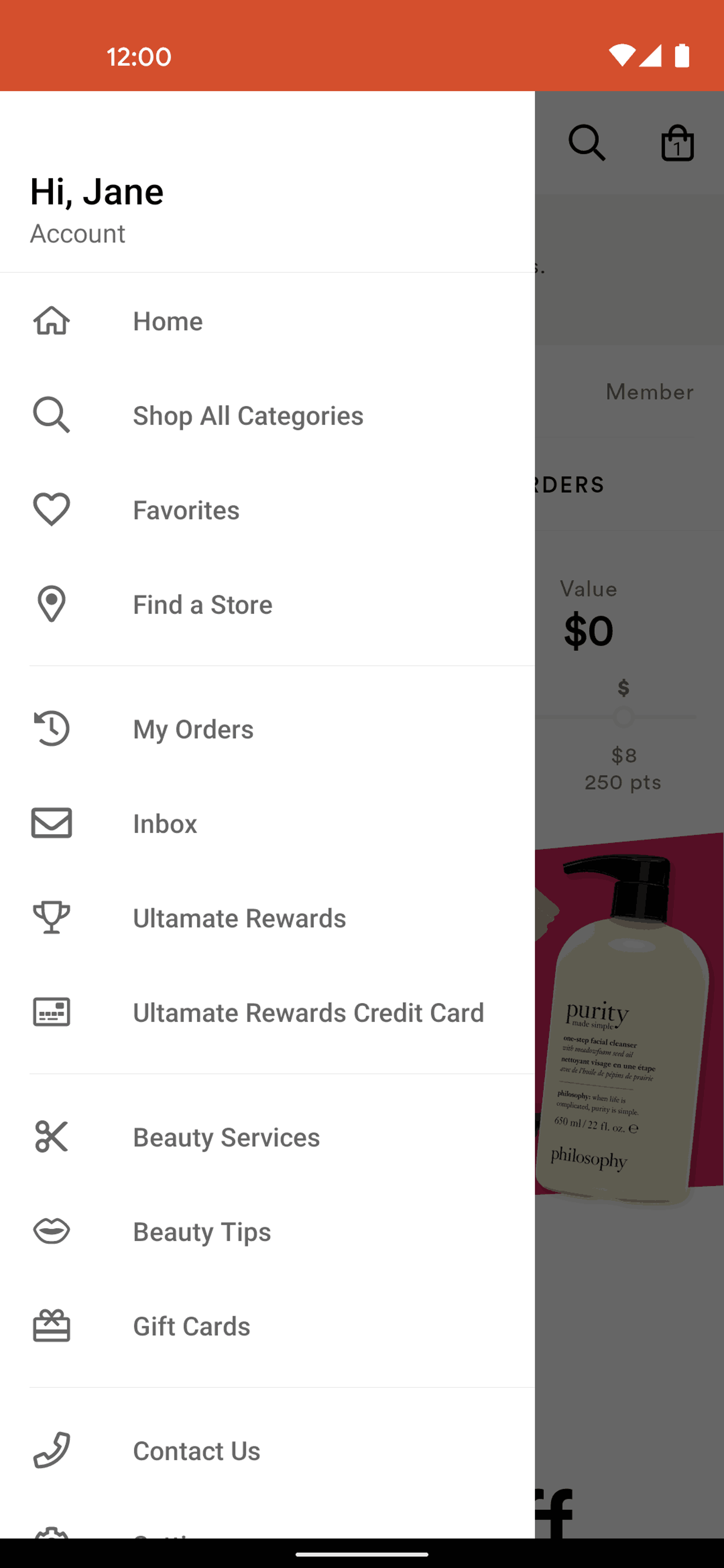 Ulta Beauty Android Shopping interface screenshot 16