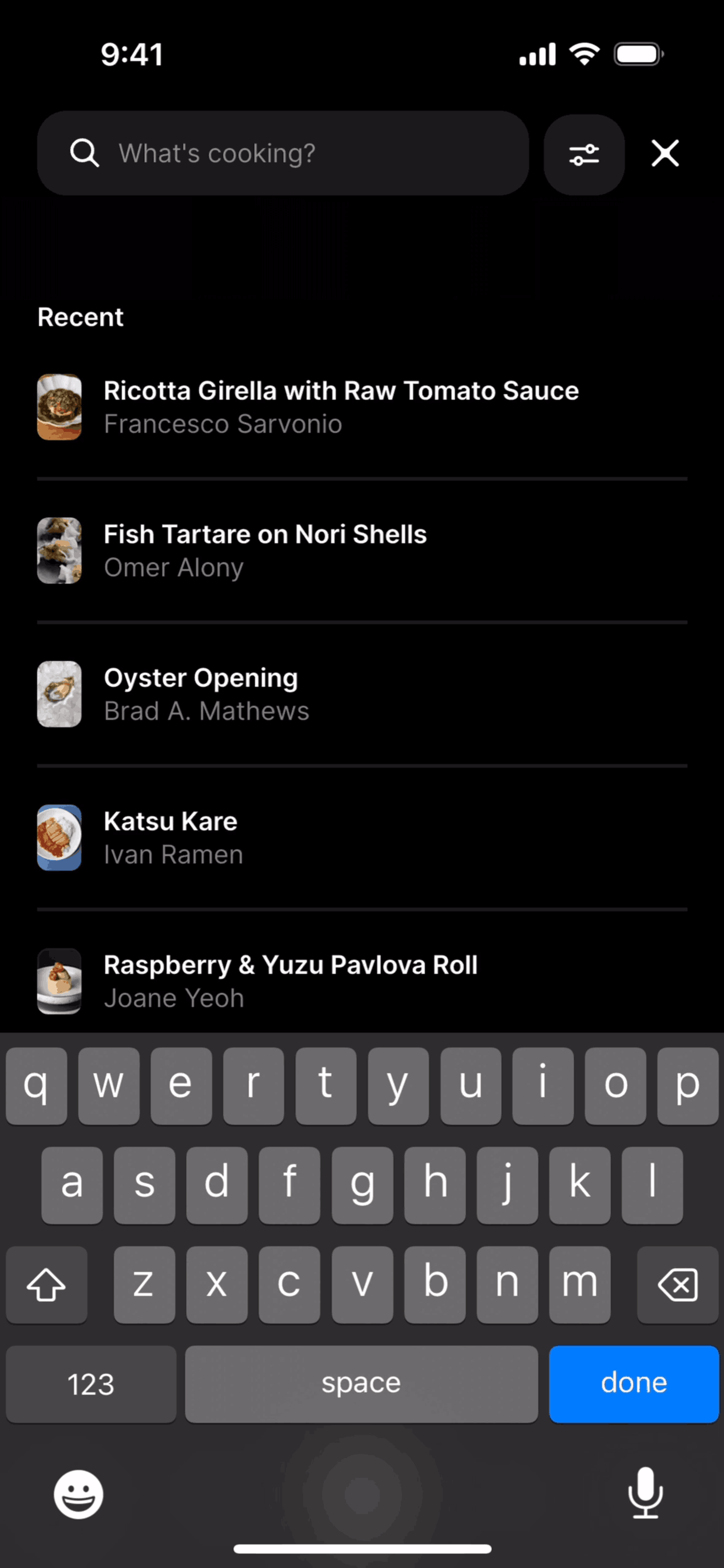 CREME iOS AI interface screenshot 6