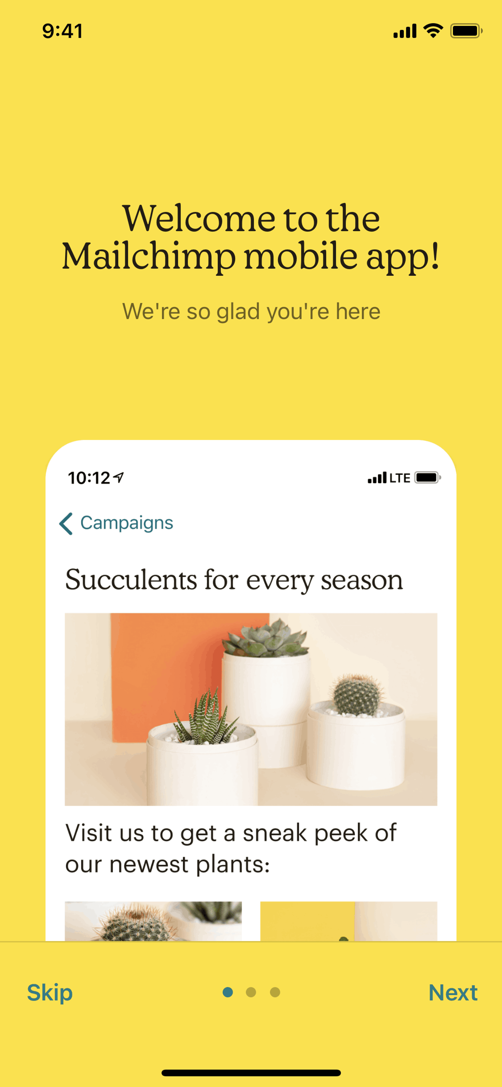 Mailchimp iOS Business interface screenshot 6